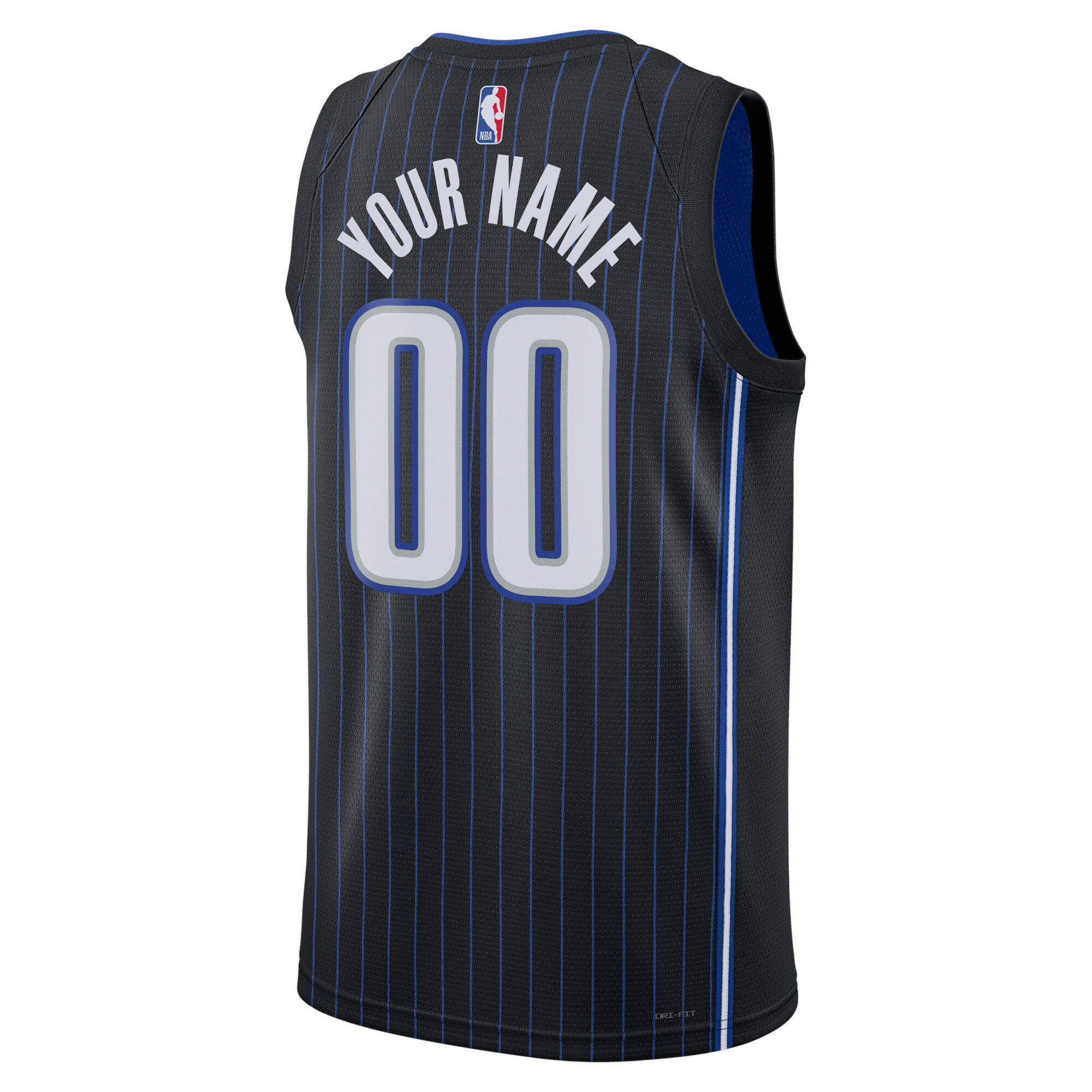 Orlando Magic Nike Unisex Swingman Custom Jersey Black - Icon Edition - vstockx