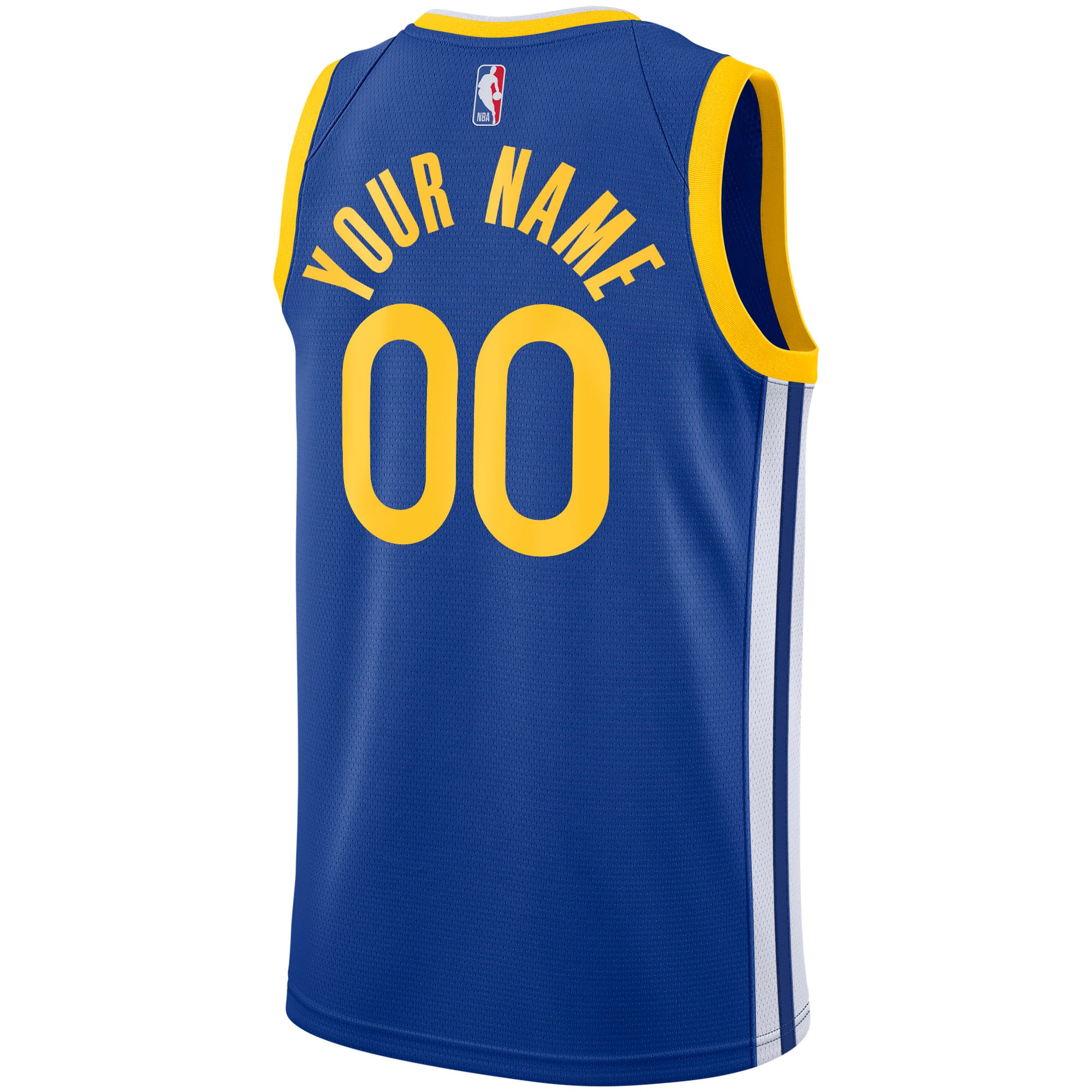 Golden State Warriors Nike 2020/21 Swingman Custom Jersey - Icon Edition - Royal - vstockx