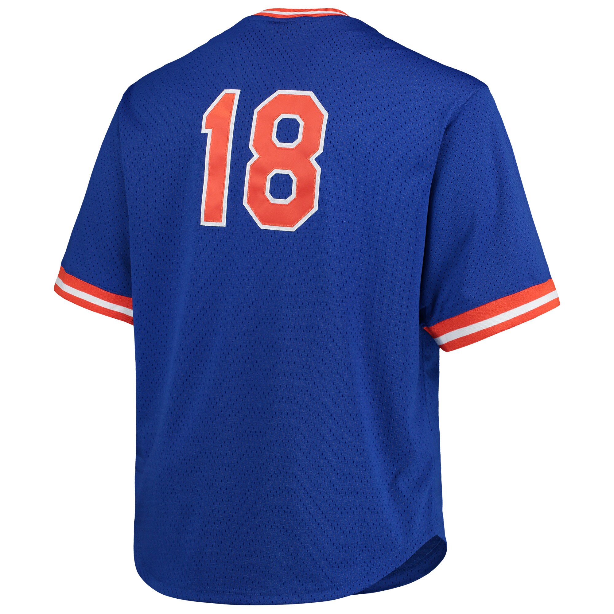 Darryl Strawberry New York Mets Mitchell & Ness Big & Tall Cooperstown Collection Mesh Batting Practice Jersey - Royal - vstockx
