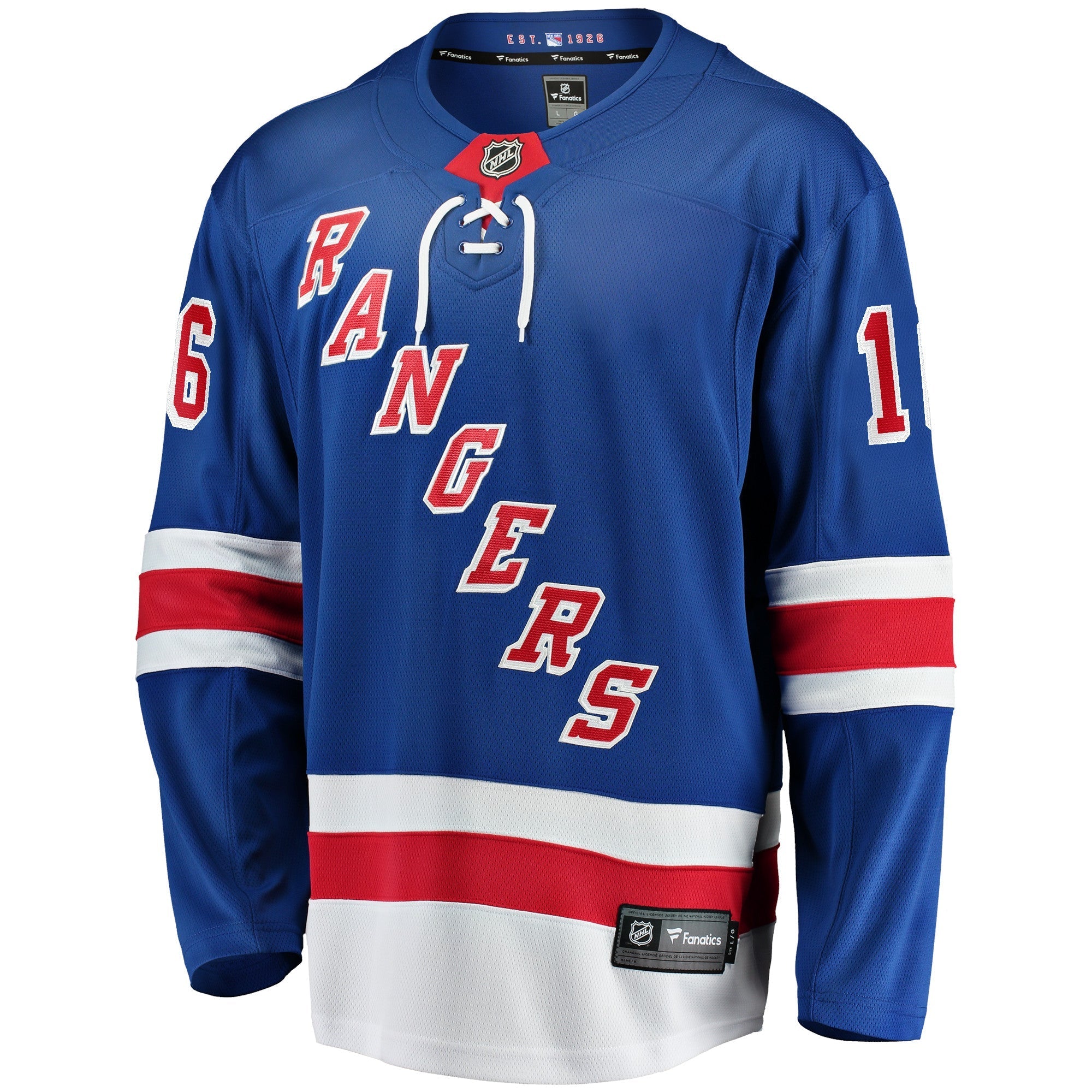 Men's Fanatics Branded Vincent Trocheck Blue New York Rangers Home Breakaway Player Jersey - vstockx