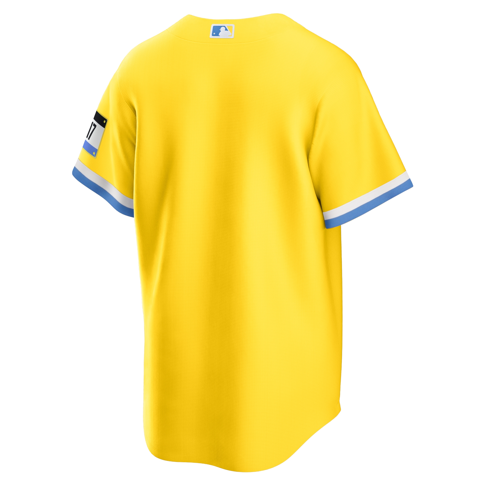 Boston Red Sox Nike City Connect Replica Jersey - Gold/Light Blue - vstockx