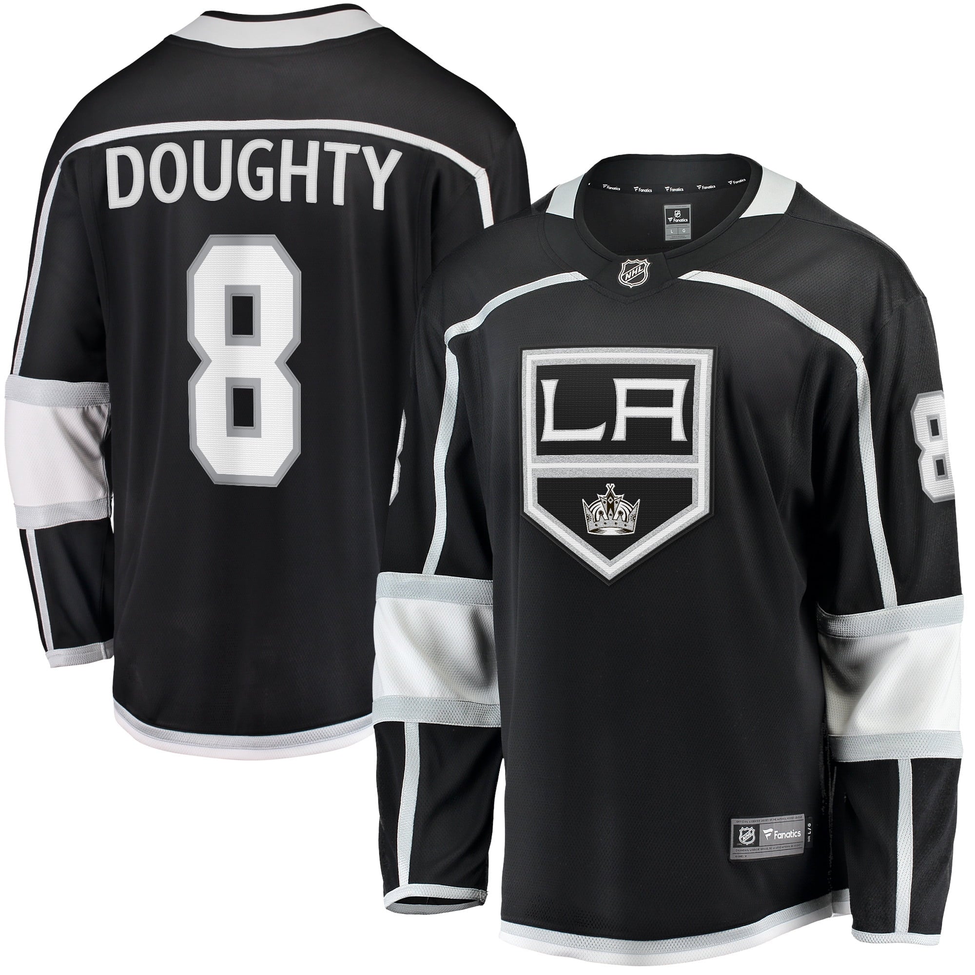 Men's Fanatics Branded Drew Doughty Black Los Angeles Kings Home Premier Breakaway Player Jersey - vstockx