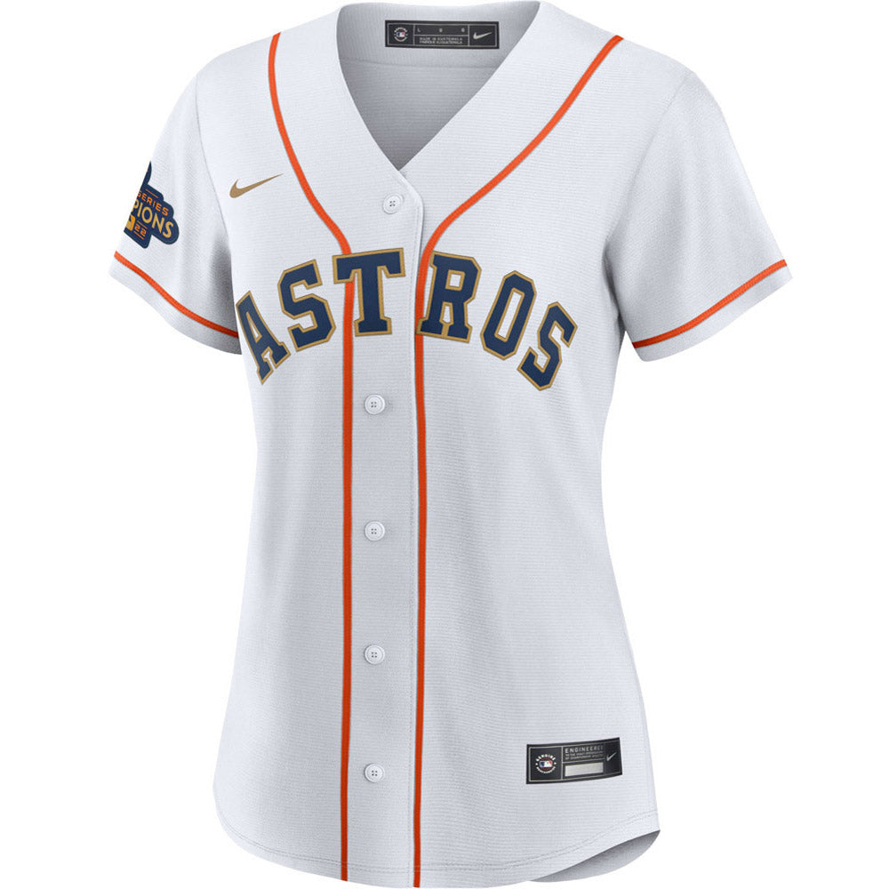 Women's Houston Astros Jeremy Pena World Series Champions Replica Jersey - White - vstockx