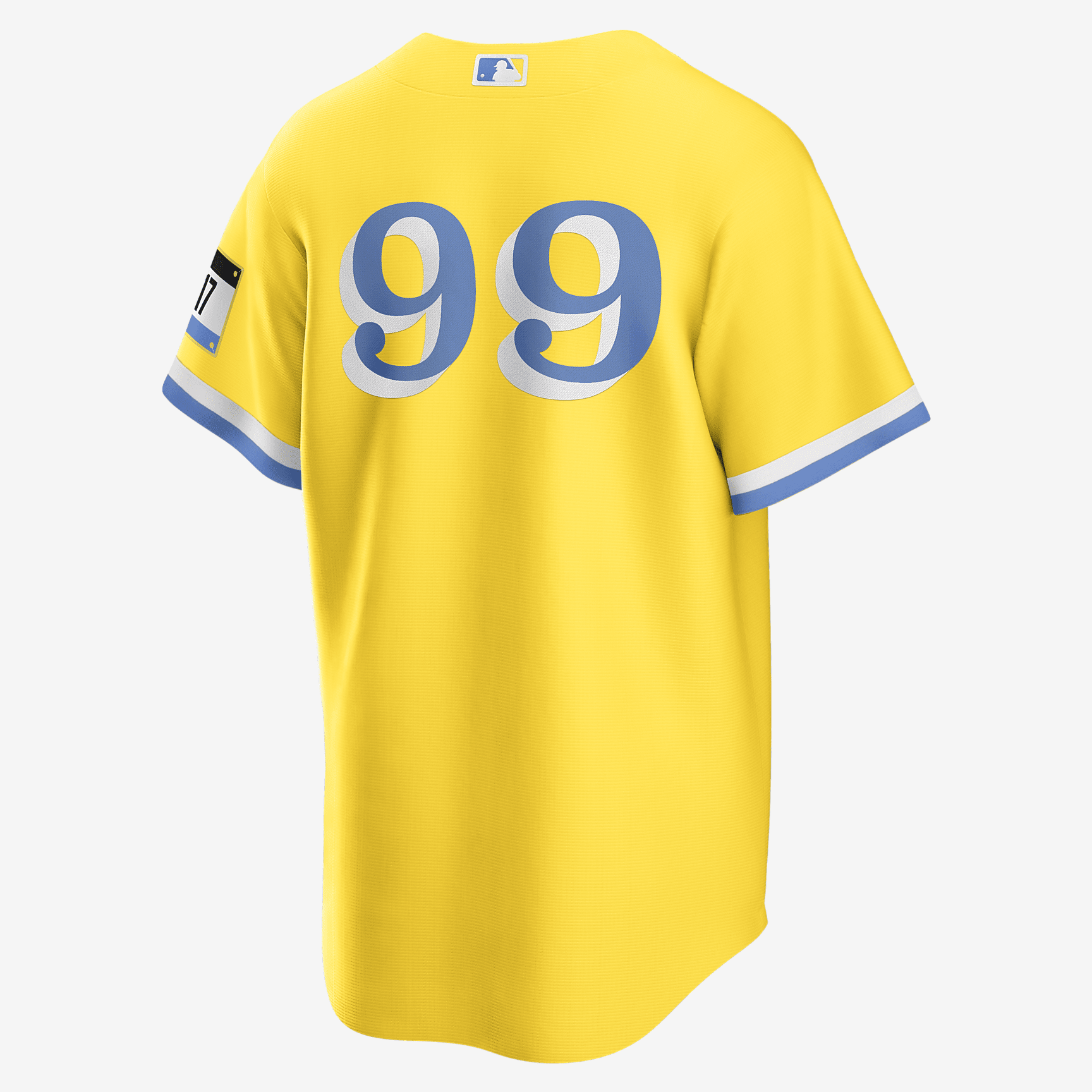 MLB Boston Red Sox City Connect (Alex Verdugo) Men's Replica Baseball Jersey - Gold/Light Blue - vstockx