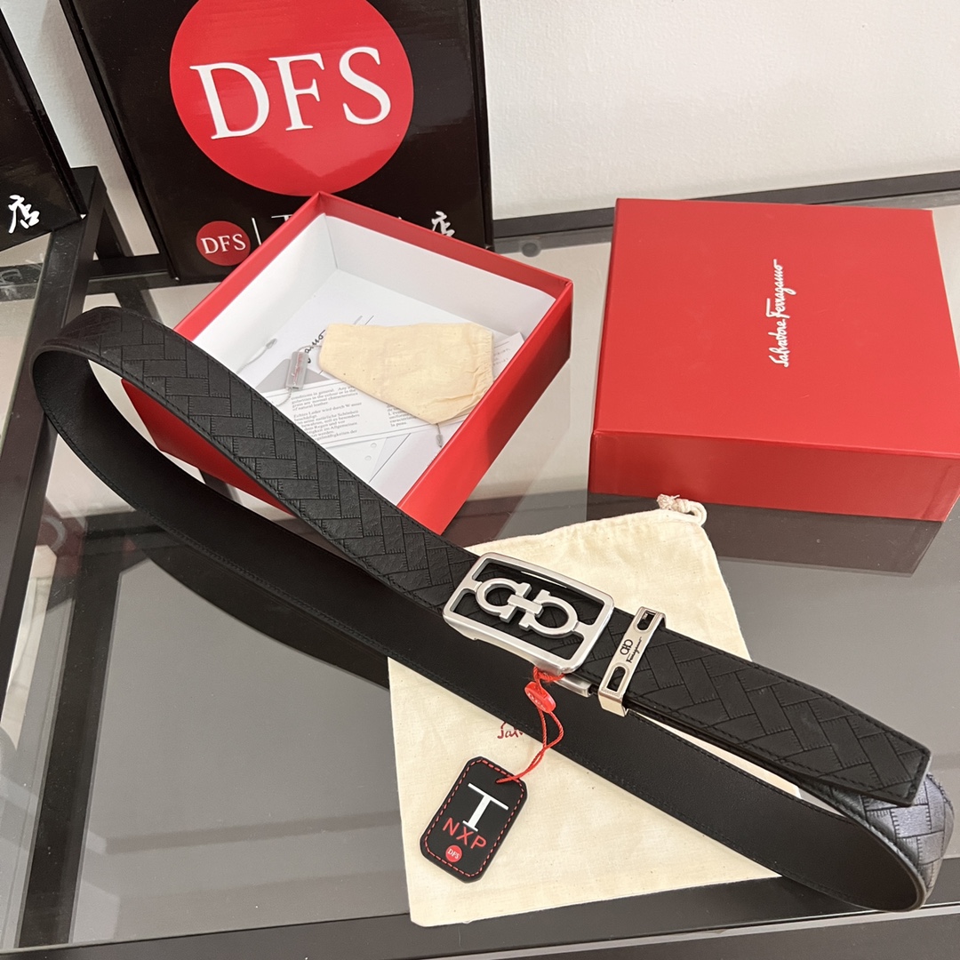 Streetwear Belt Ferragamo 320237 size:3.5cm - vstockx