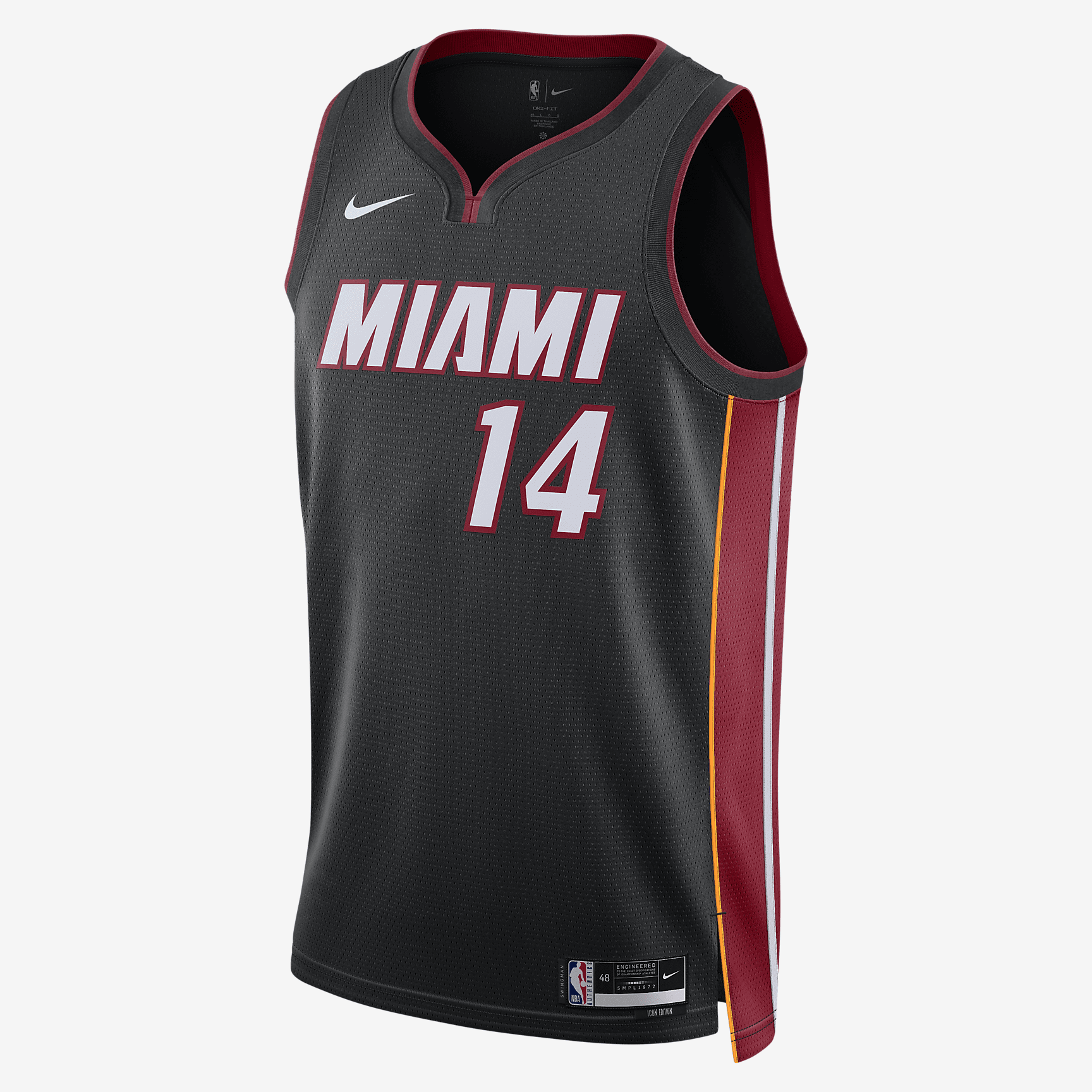 Miami Heat Icon Edition 2022/23 Nike Dri-FIT NBA Swingman Jersey - Black - vstockx