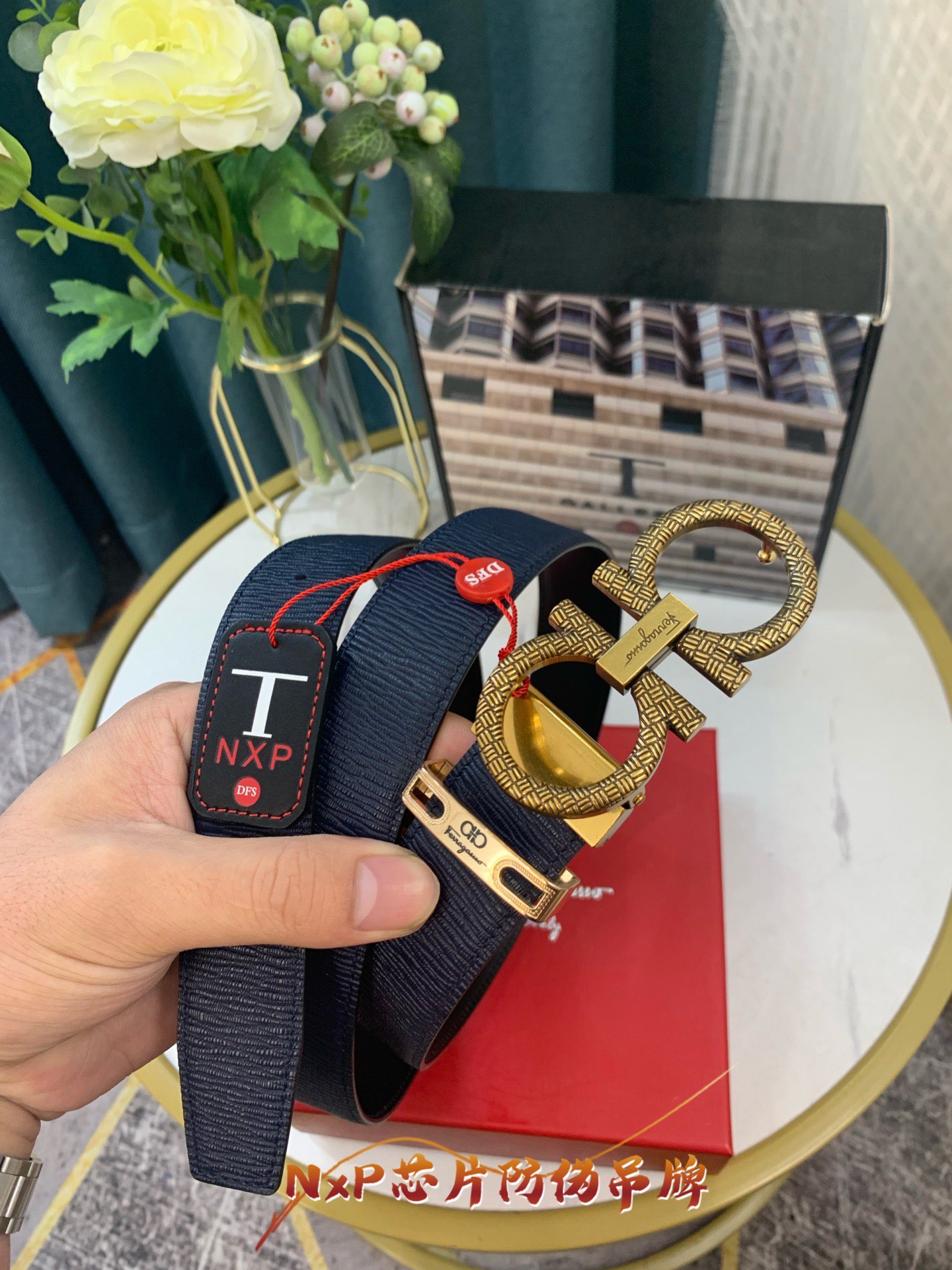 Streetwear Belt Ferragamo 319137 size:3.5cm - vstockx