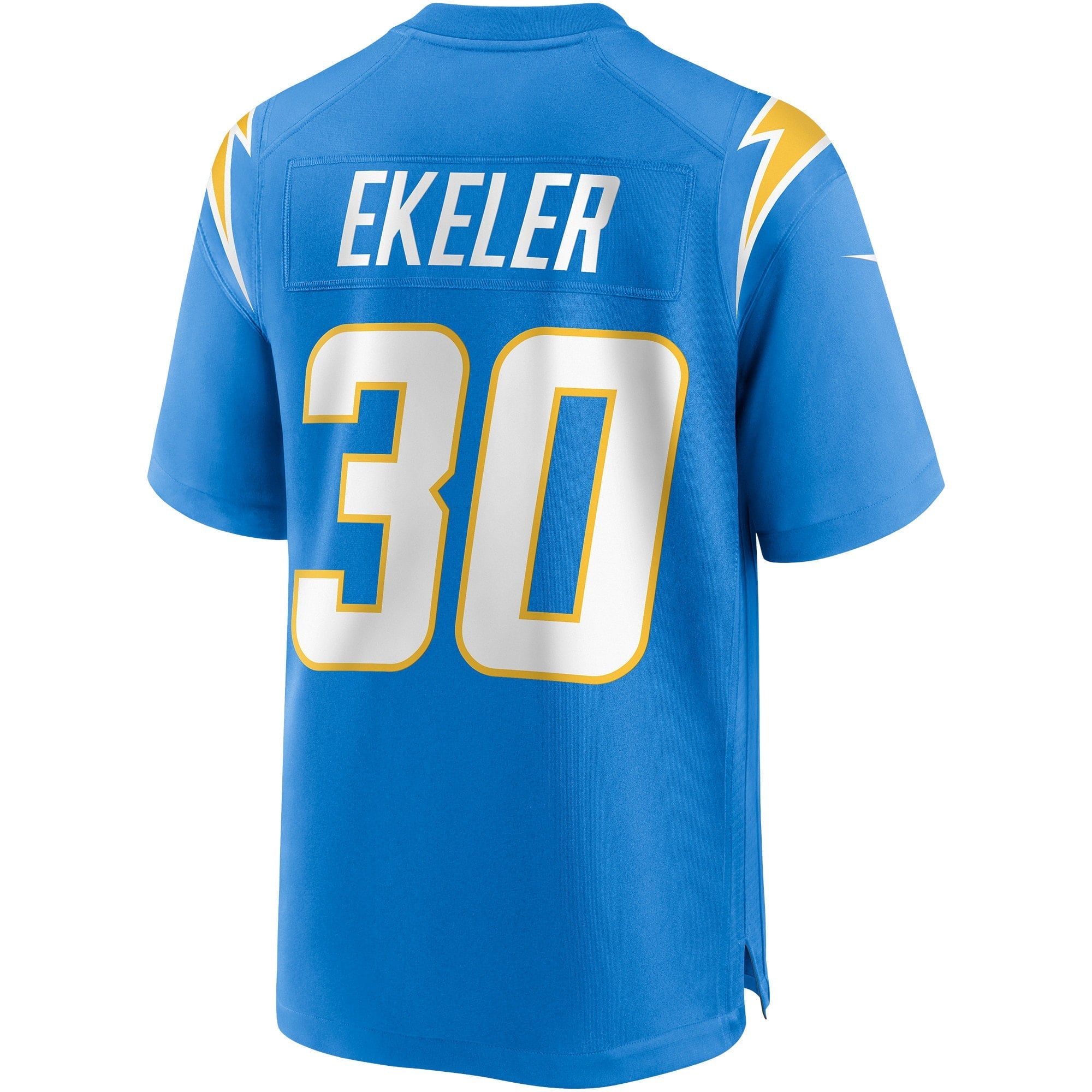 Men's Nike Austin Ekeler Powder Blue Los Angeles Chargers Game Player Jersey - vstockx