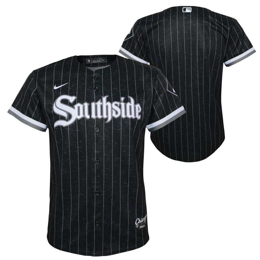 Youth Chicago White Sox Black City Connect Replica Jersey - vstockx