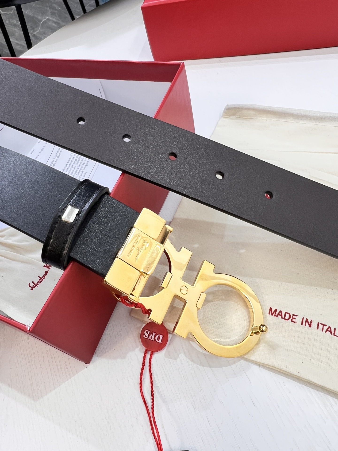 Streetwear Belt Ferragamo 319698 size:3.5cm - vstockx