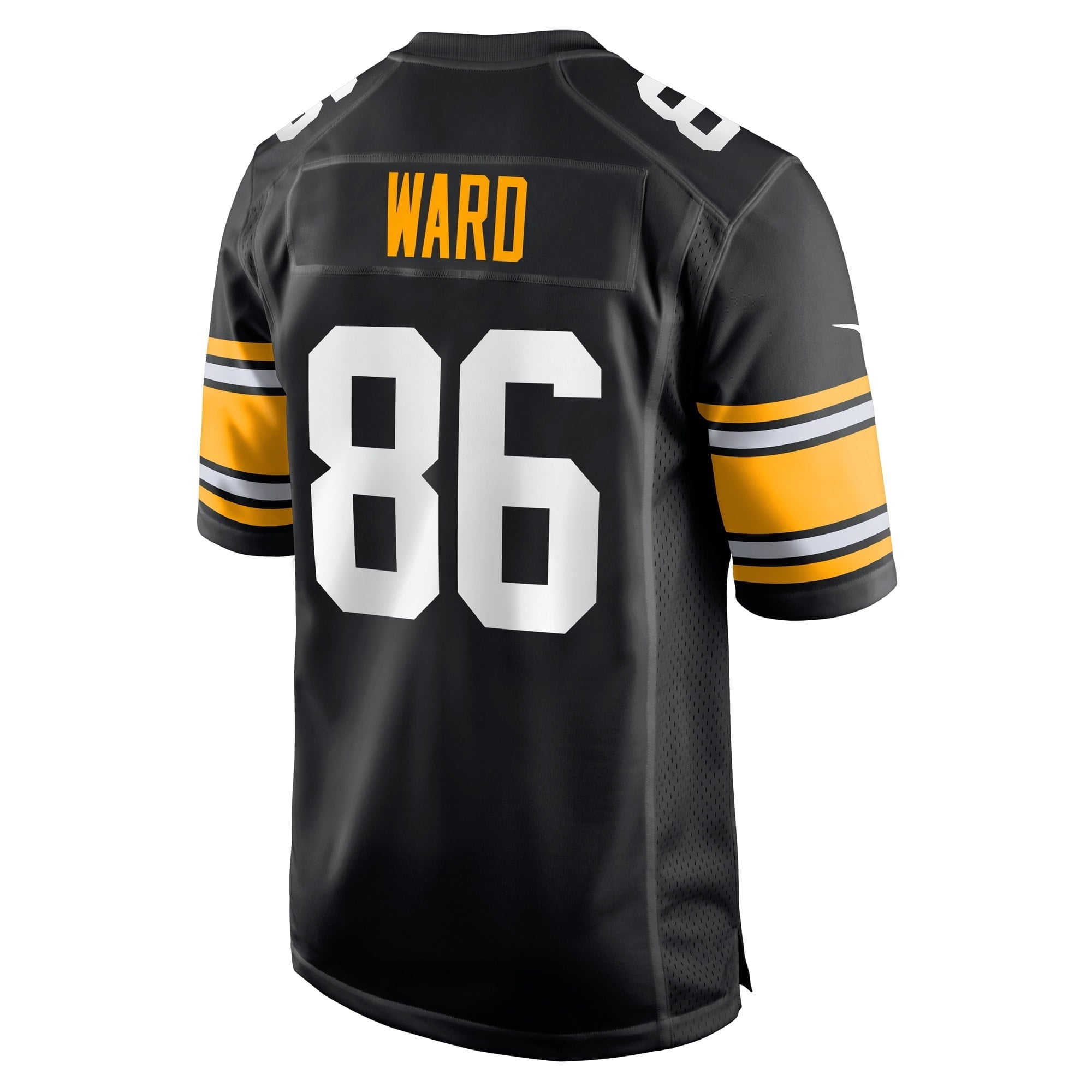 Men's Nike Hines Ward Black Pittsburgh Steelers Retired Player Jersey - vstockx