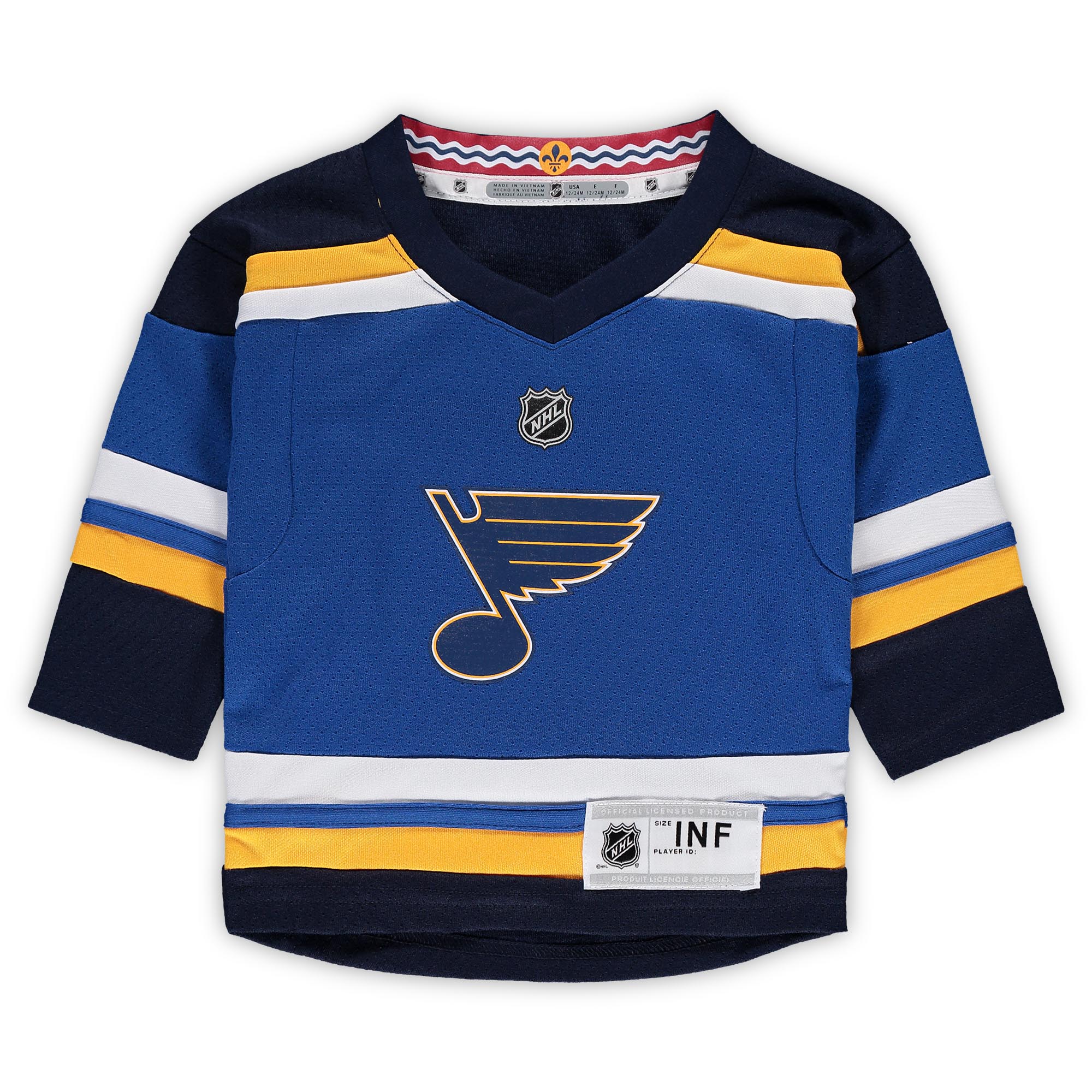 Jordans Binnington St. Louis Blues Infant Home Replica Player Jersey - Blue - vstockx