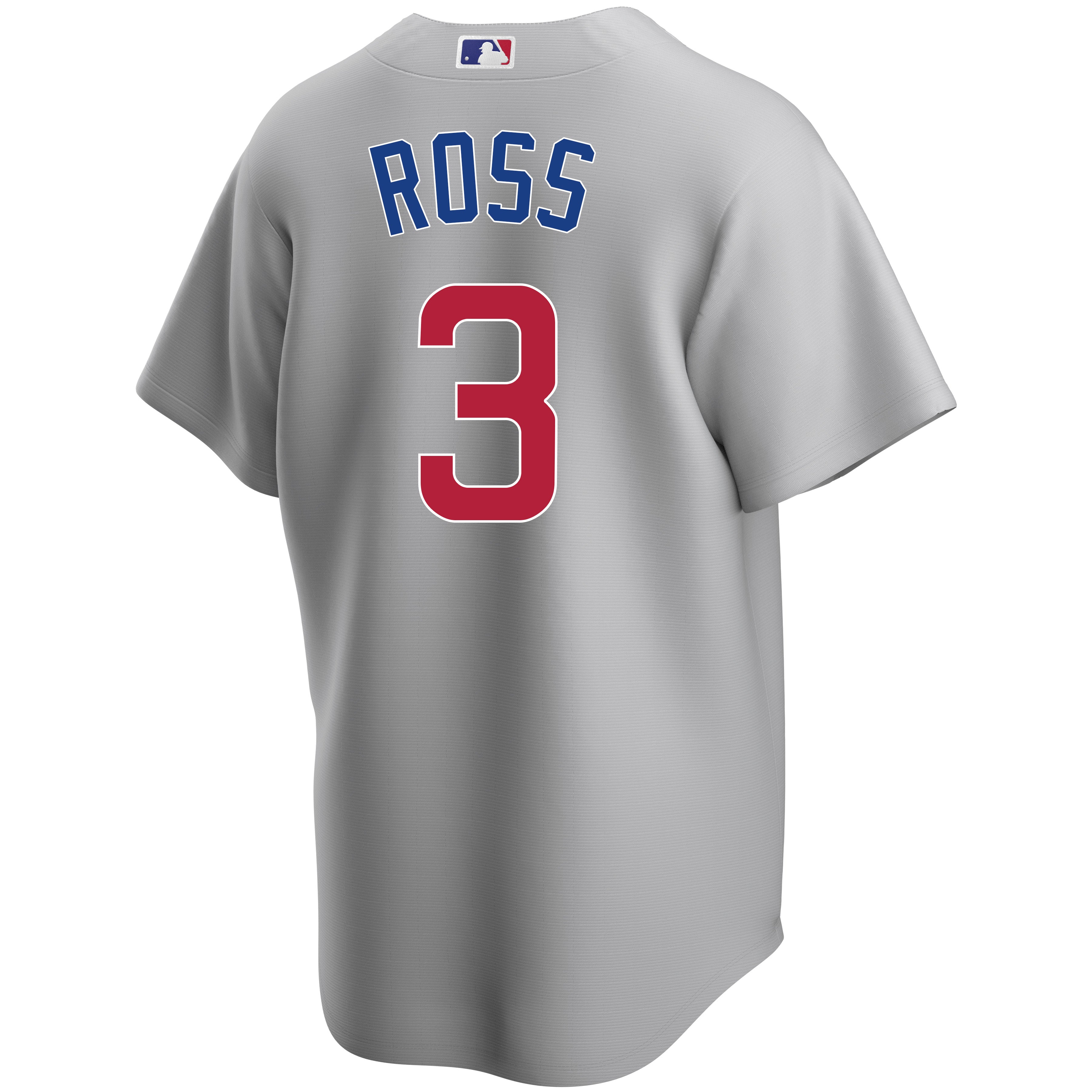 David Ross Chicago Cubs Road Gray Men's Replica Jersey - vstockx
