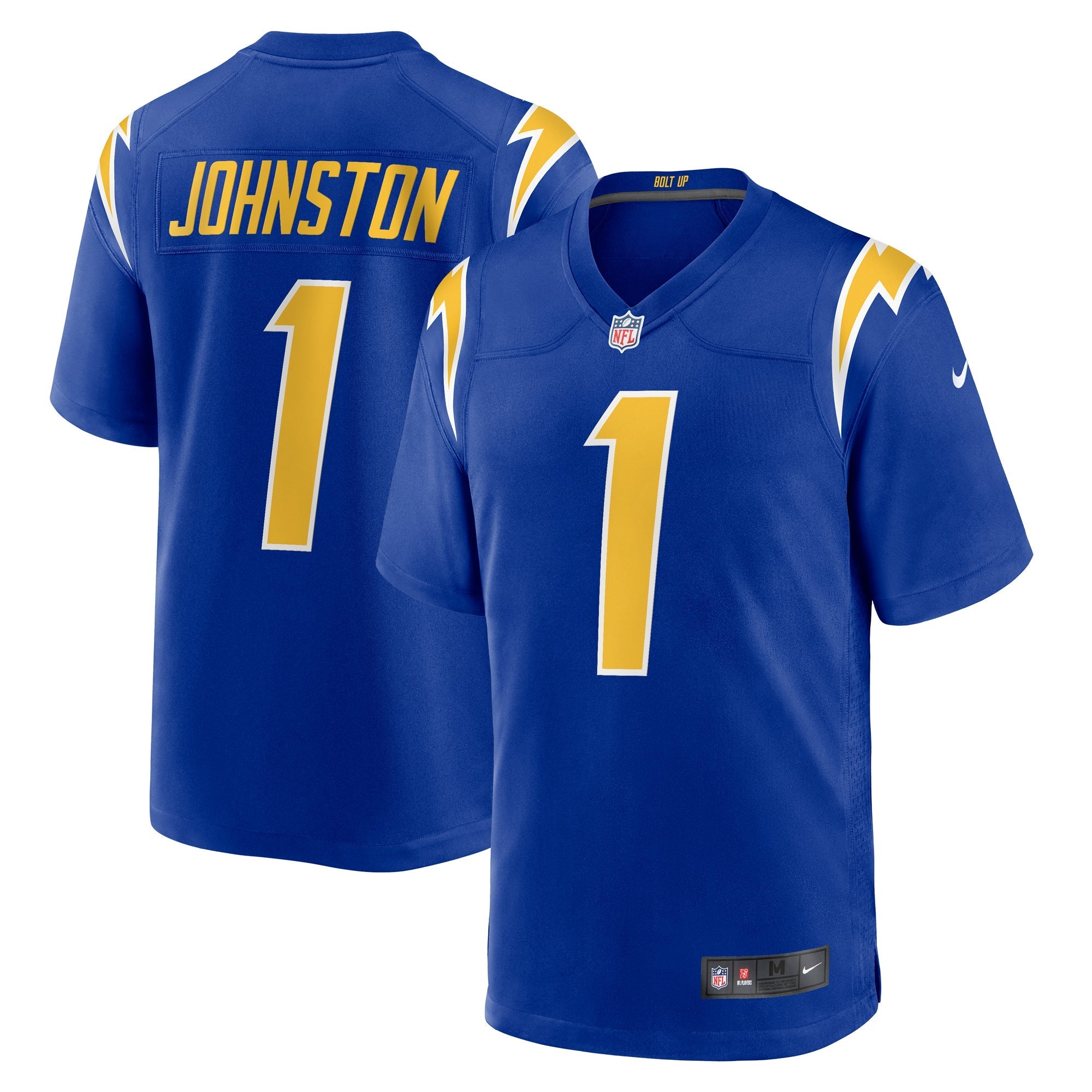 Men's Nike Quentin Johnston Royal Los Angeles Chargers Alternate Game Jersey - vstockx