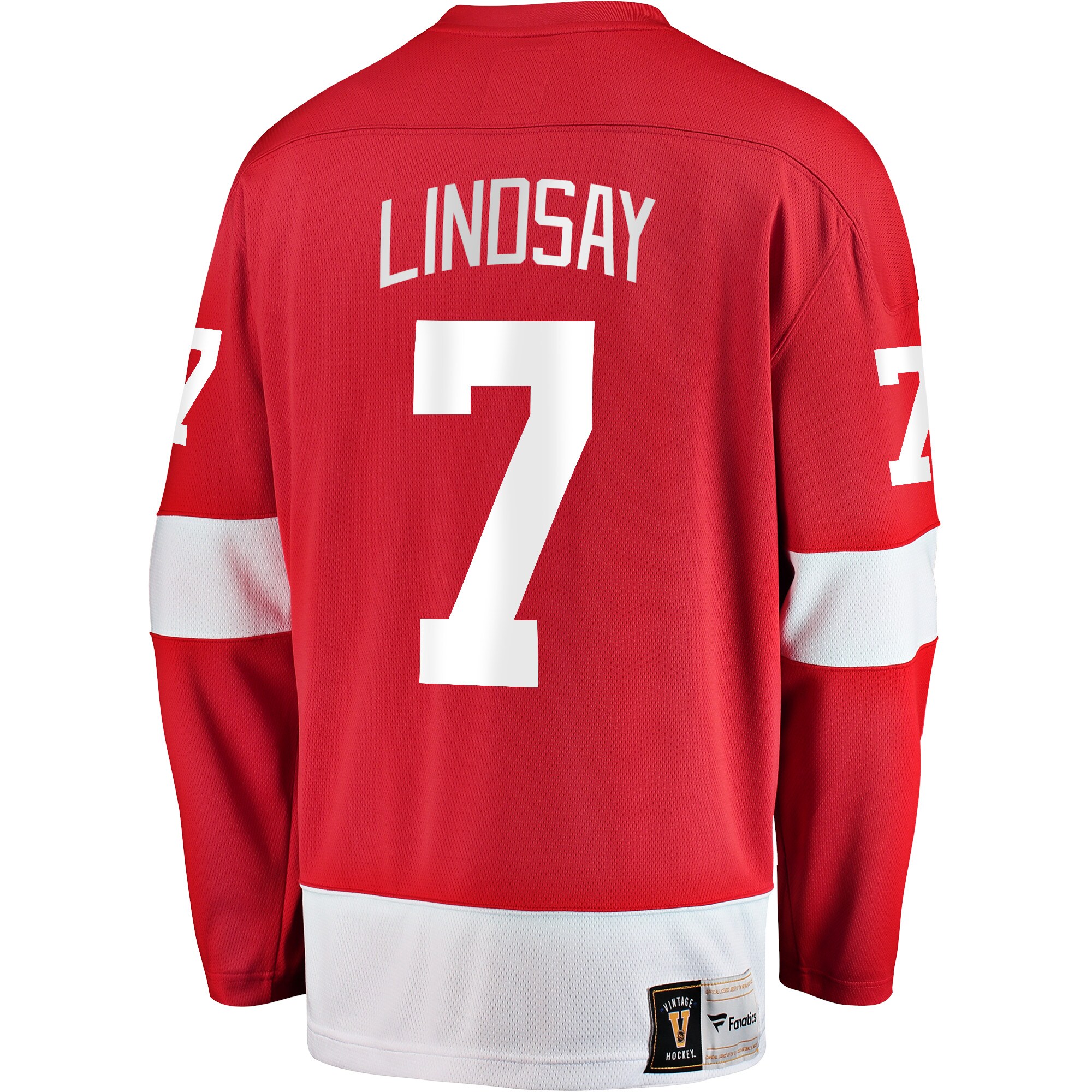 Ted Lindsay Detroit Red Wings Fanatics Branded Premier Breakaway Retired Player Jersey - Red - vstockx
