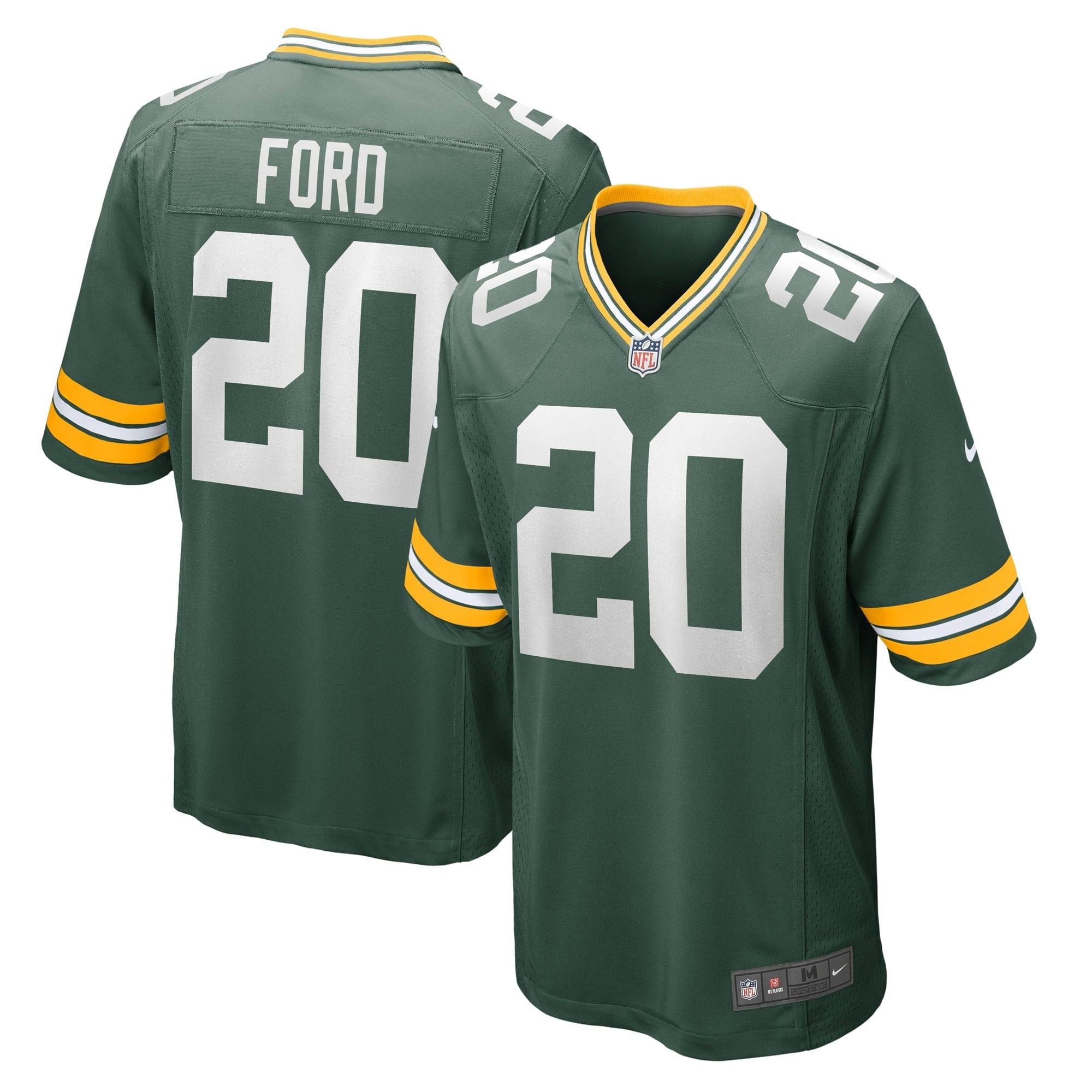 Men's Nike Rudy Ford Green Green Bay Packers Game Player Jersey - vstockx