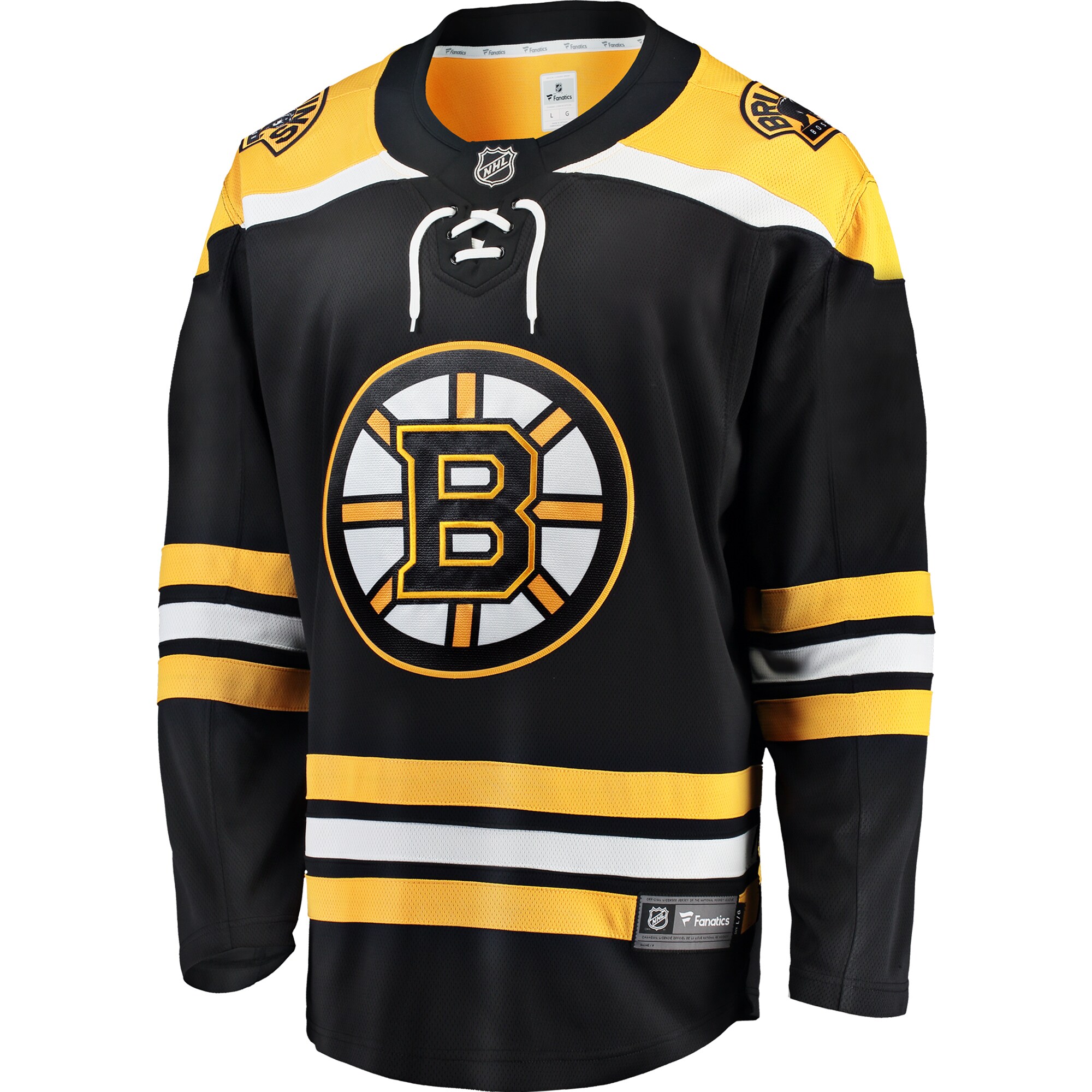 Boston Bruins Fanatics Branded Breakaway Home Jersey - Black - vstockx