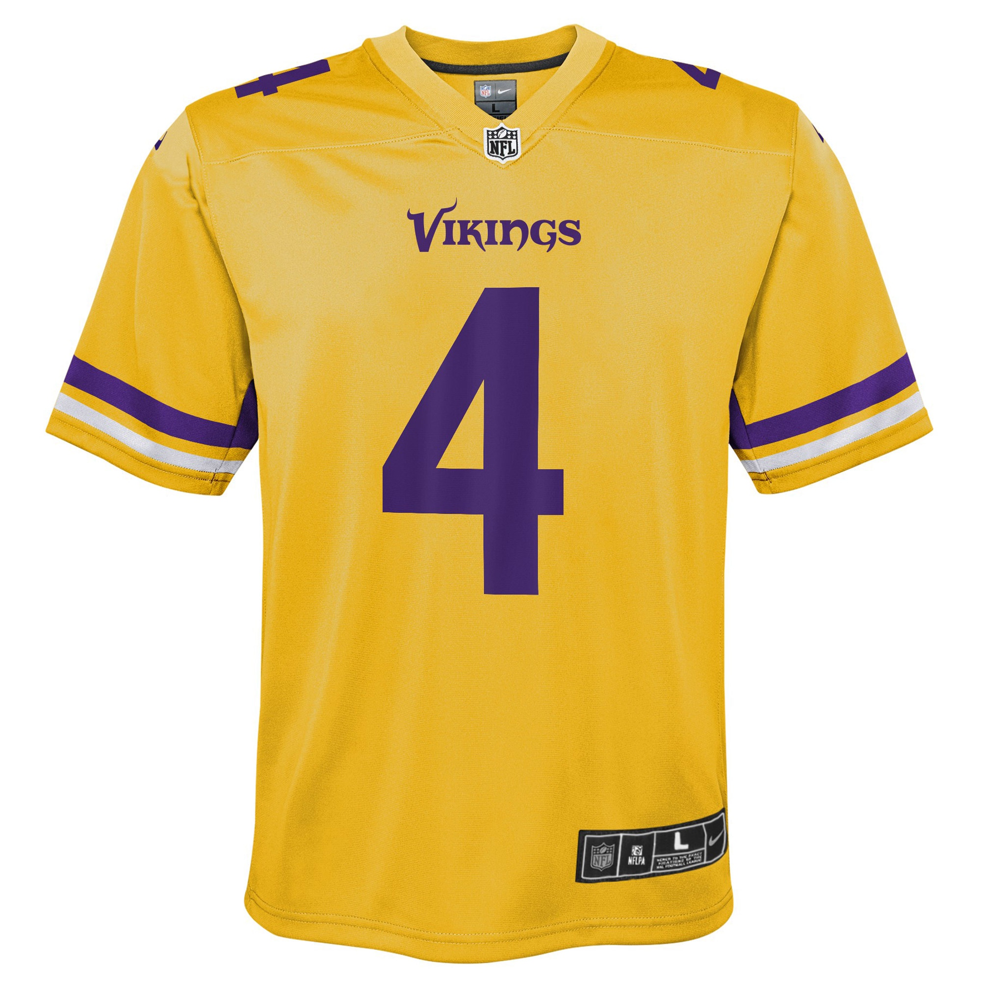 Dalvin Cook Minnesota Vikings Nike Youth Team Inverted Game Jersey - Gold - vstockx
