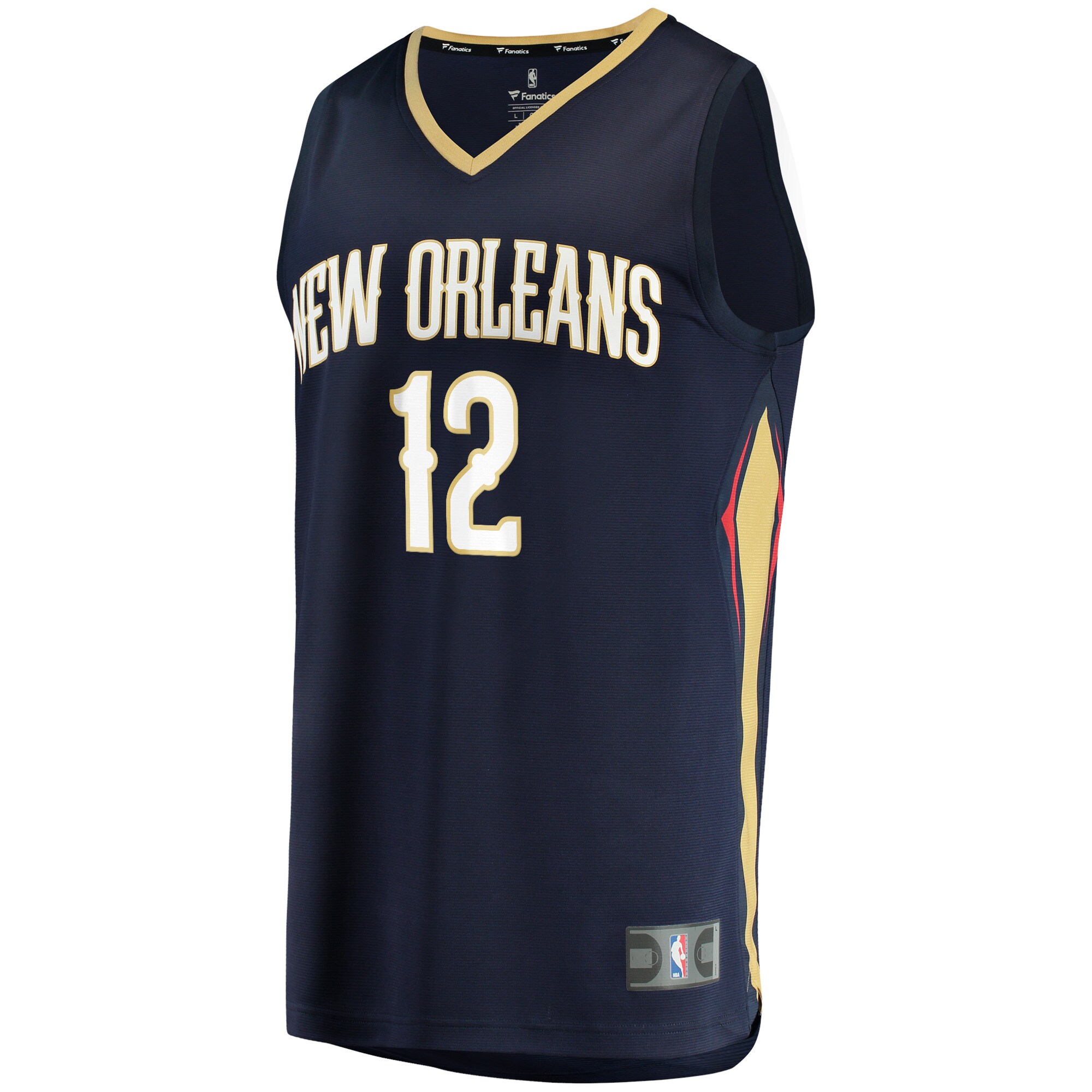 Gary Clark New Orleans Pelicans Fanatics Branded Youth 2021/22 Fast Break Replica Jersey - Icon Edition - Navy - vstockx