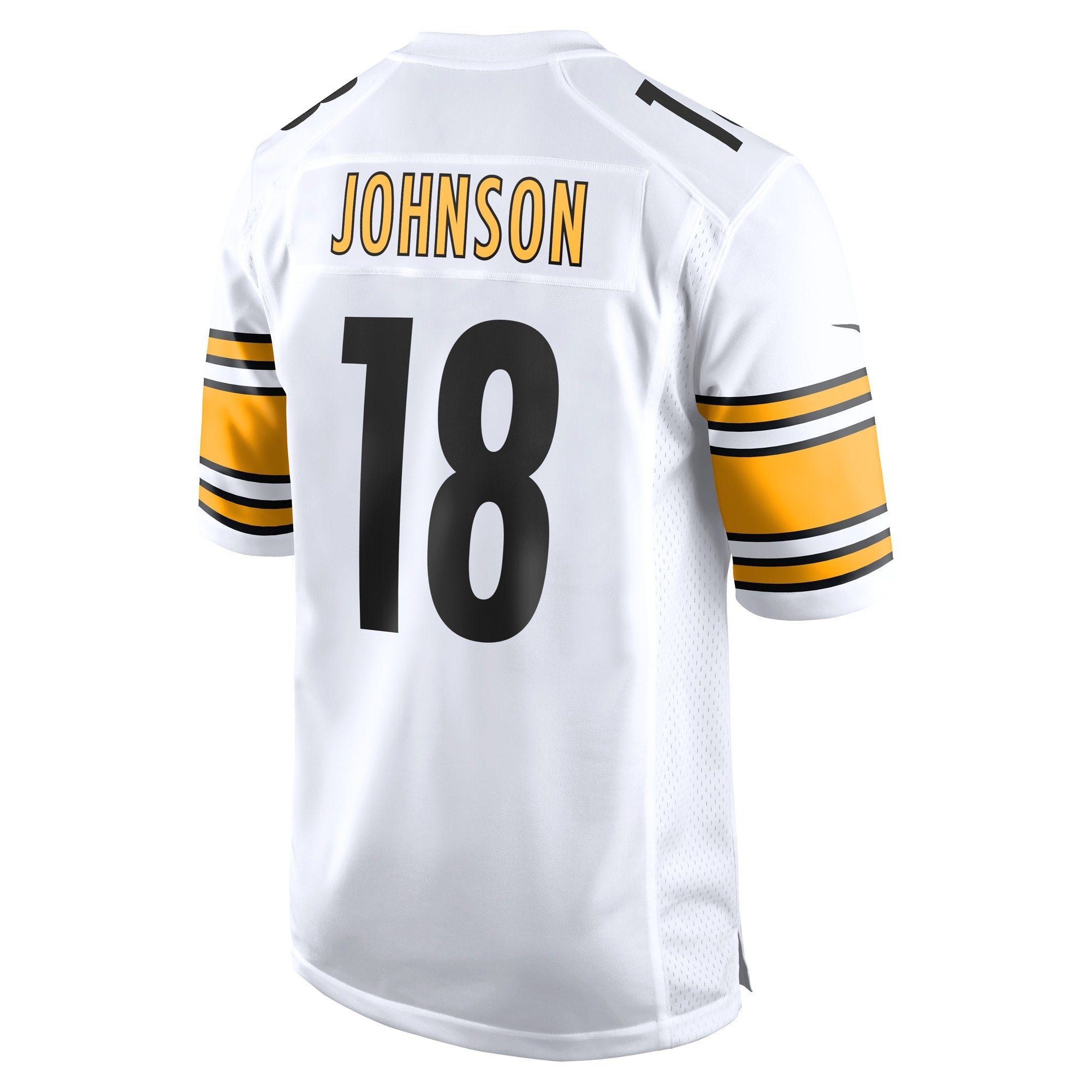 Men's Nike Diontae Johnson White Pittsburgh Steelers Game Player Jersey - vstockx