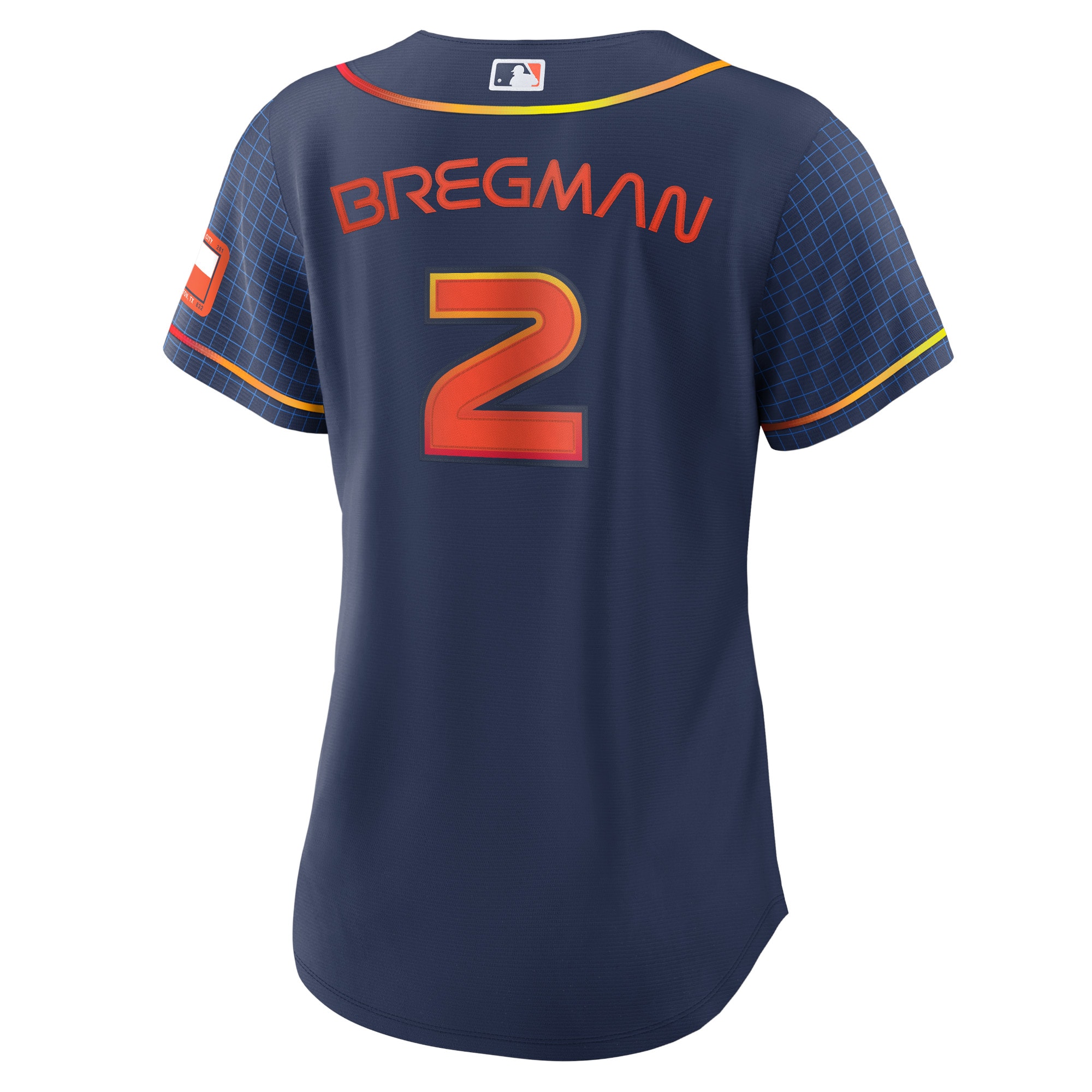 Alex Bregman Houston Astros Nike Women's 2022 City Connect Replica Player Jersey - Navy - vstockx