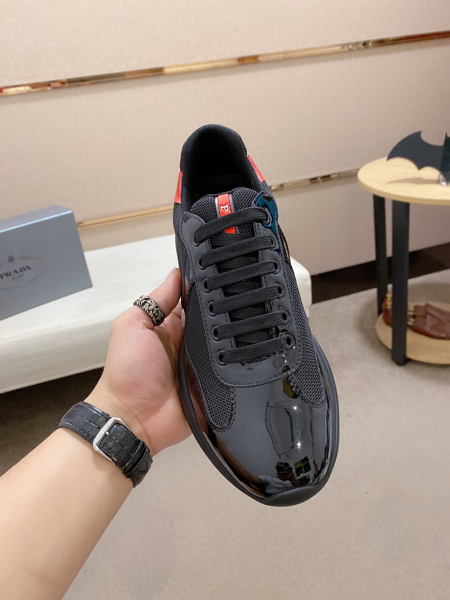Prada America's Cup sneaker 5 - vstockx