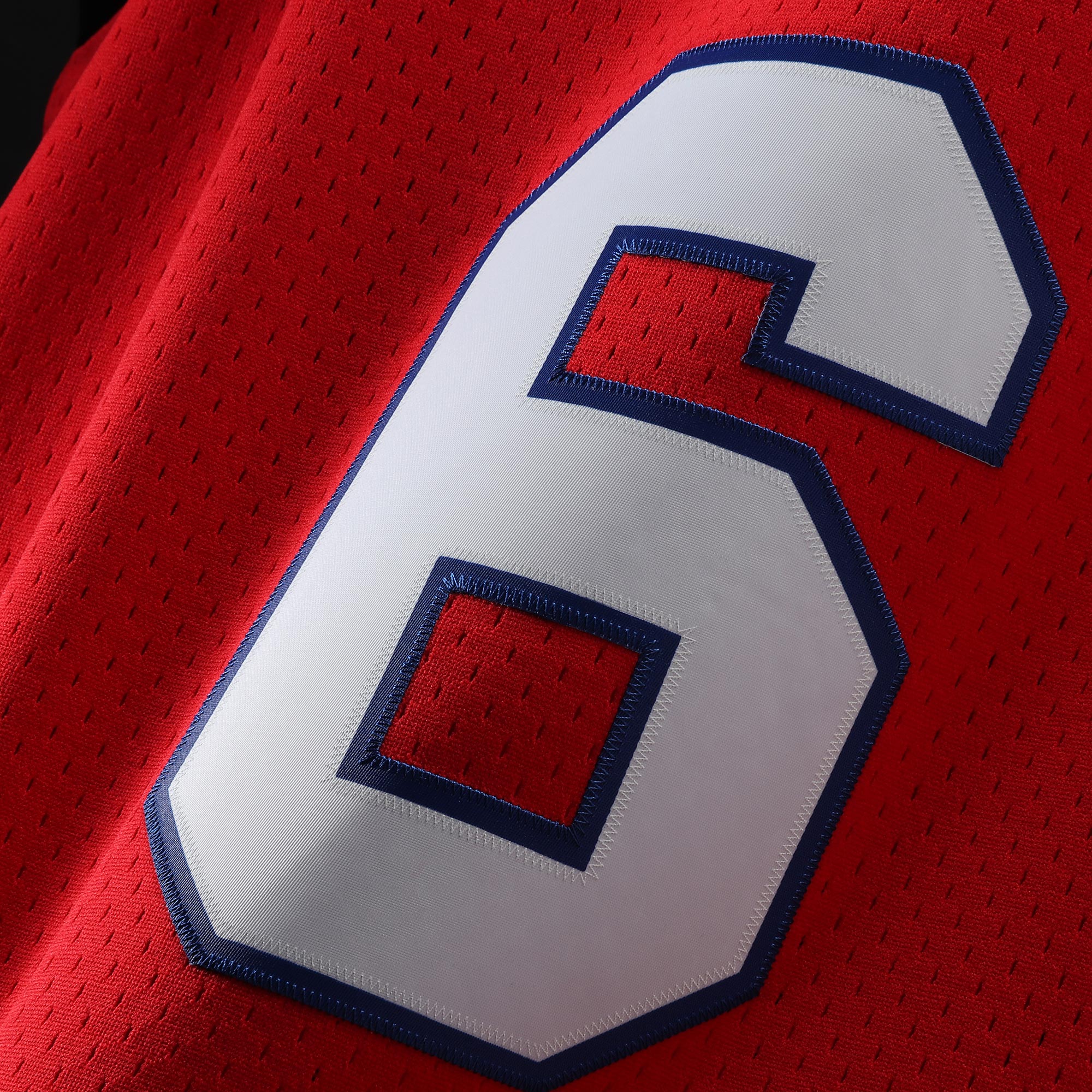 Julius Erving Philadelphia 76ers Mitchell & Ness Hardwood Classics Swingman Jersey - Red - vstockx