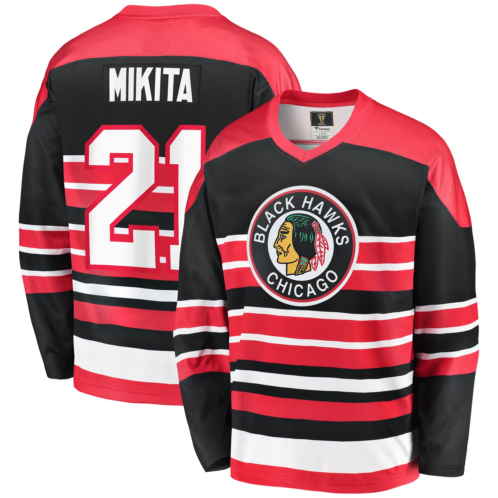 Stan Mikita Chicago Blackhawks Fanatics Branded Premier Breakaway Retired Player Jersey - Red - vstockx