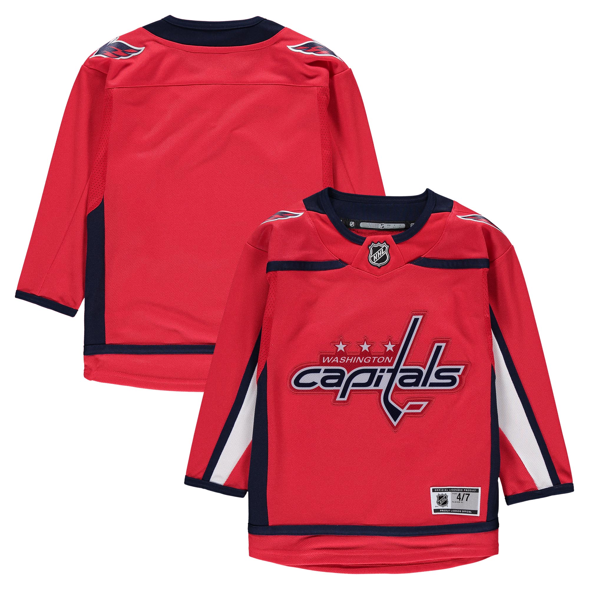 Washington Capitals Preschool Home Team Premier Jersey - Red - vstockx