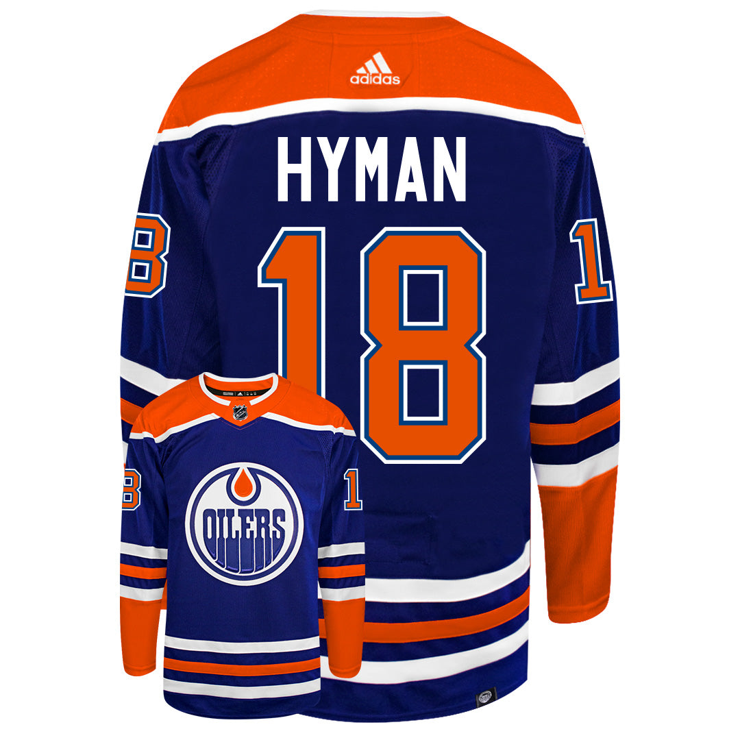 Zach Hyman Edmonton Oilers 2022 Adidas Primegreen Authentic NHL Hockey Jersey - vstockx