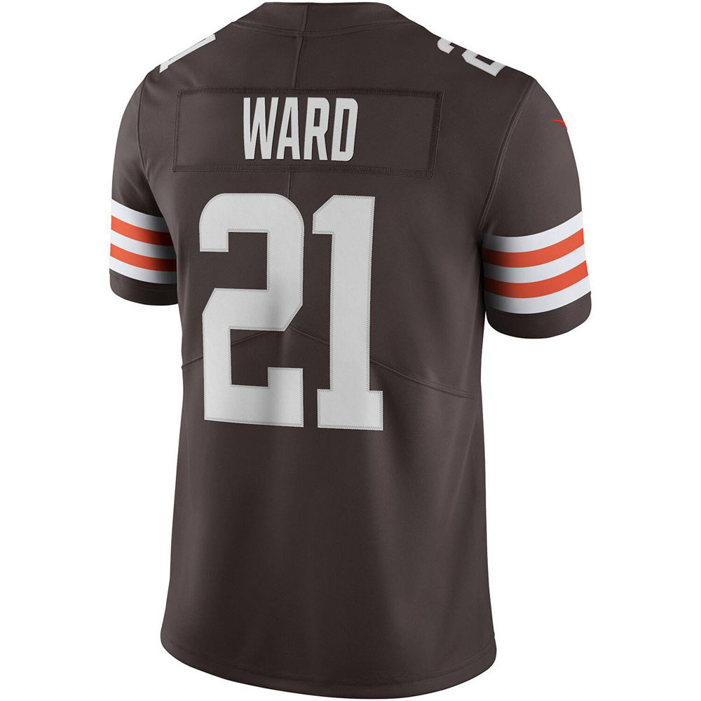 Youth Cleveland Browns Denzel Ward Vapor Jersey - Brown - vstockx
