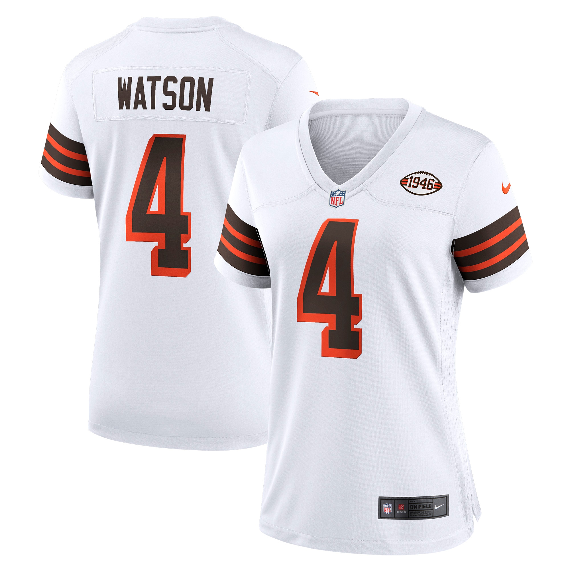 Deshaun Watson Cleveland Browns Nike Women's Player Jersey - White - vstockx