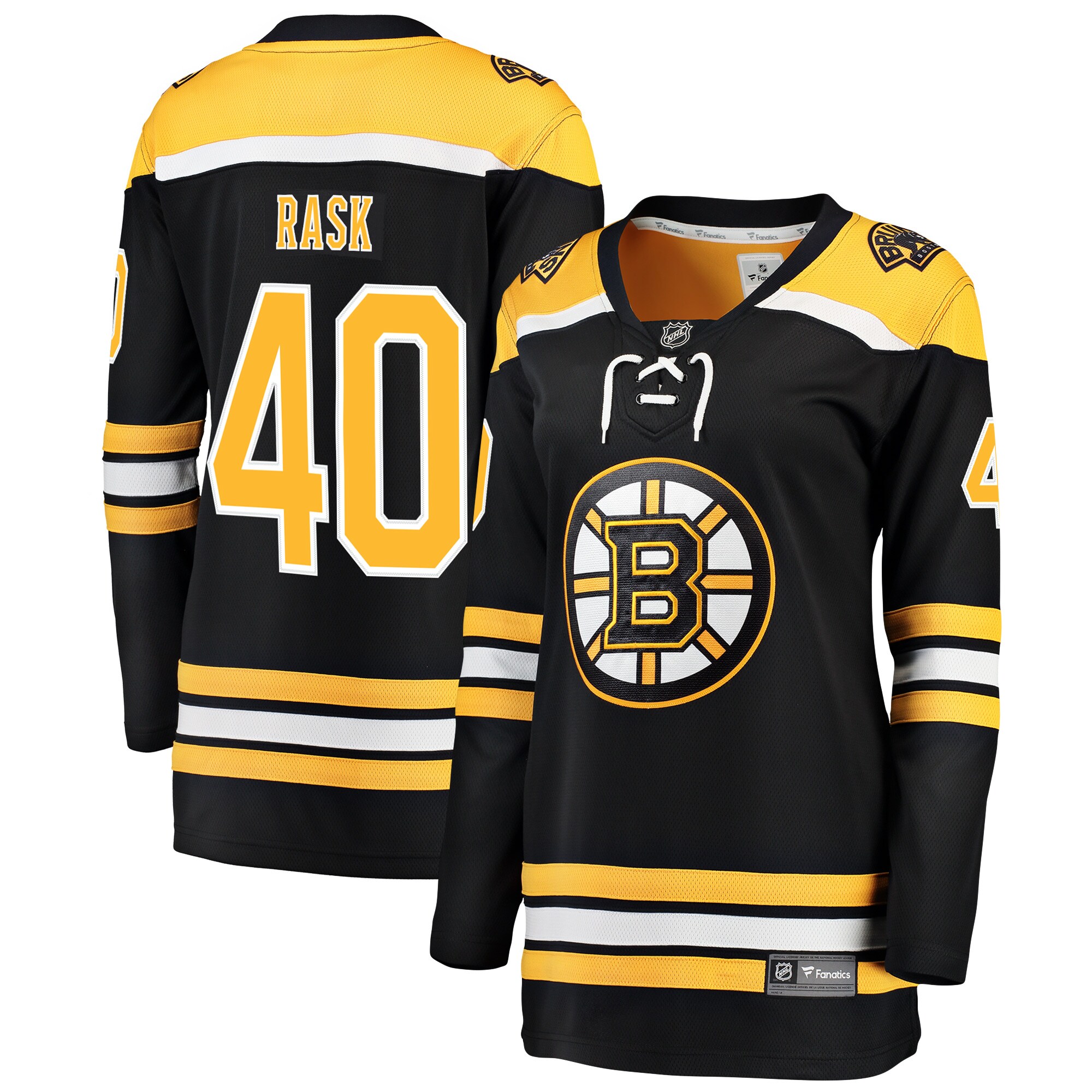 Tuukka Rask Boston Bruins Fanatics Branded Women's Home Breakaway Player Jersey - Black - vstockx
