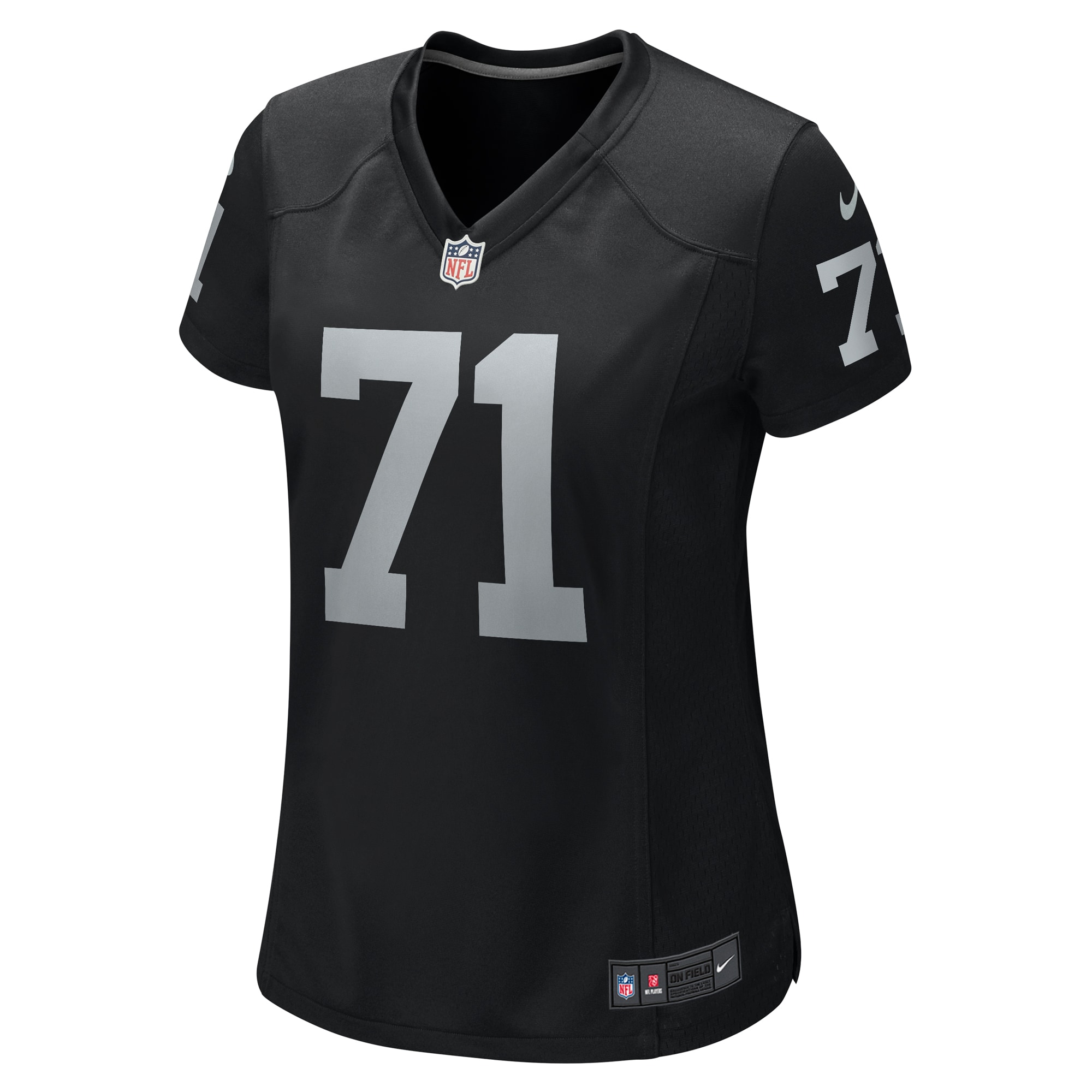 Justin Herron Las Vegas Raiders Nike Women's Team Game Jersey - Black - vstockx