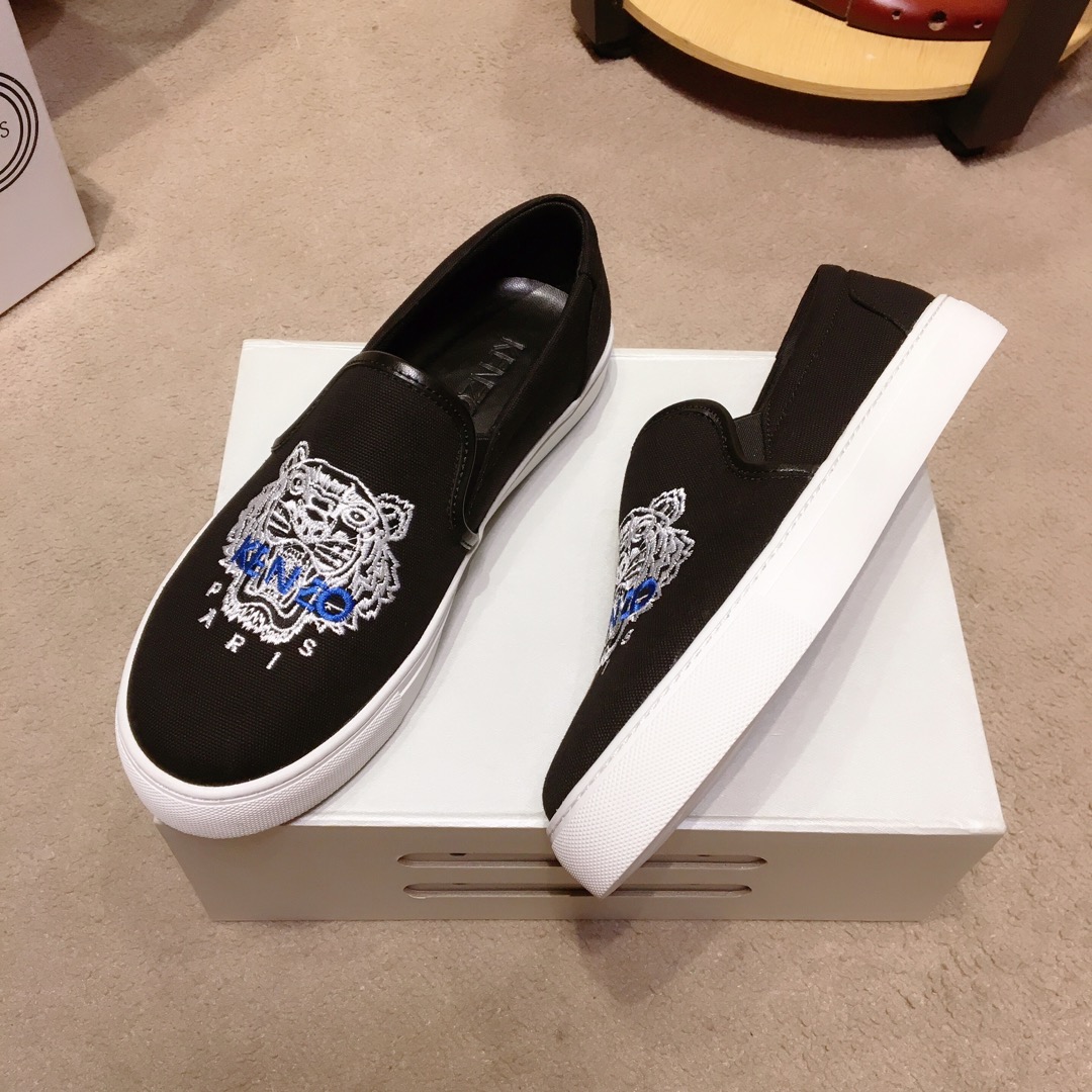 Kenzo K-SKATE Tiger canvas slip-on sneakers 19 - vstockx