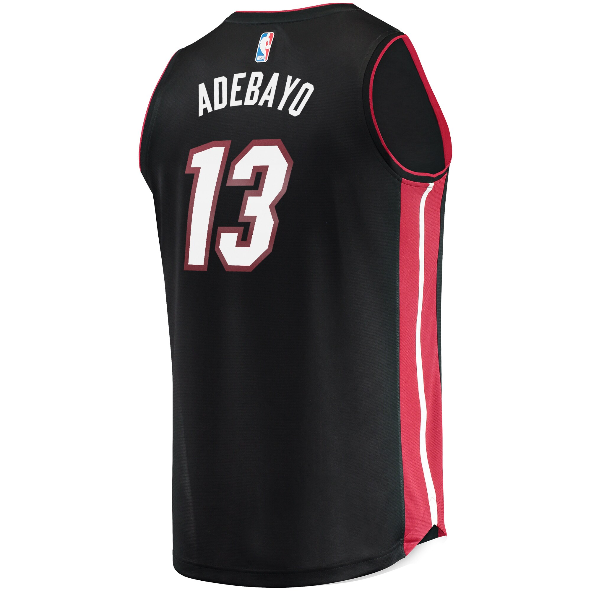 Bam Adebayo Miami Heat Fanatics Branded Fast Break Replica Player Jersey - Icon Edition - Black - vstockx