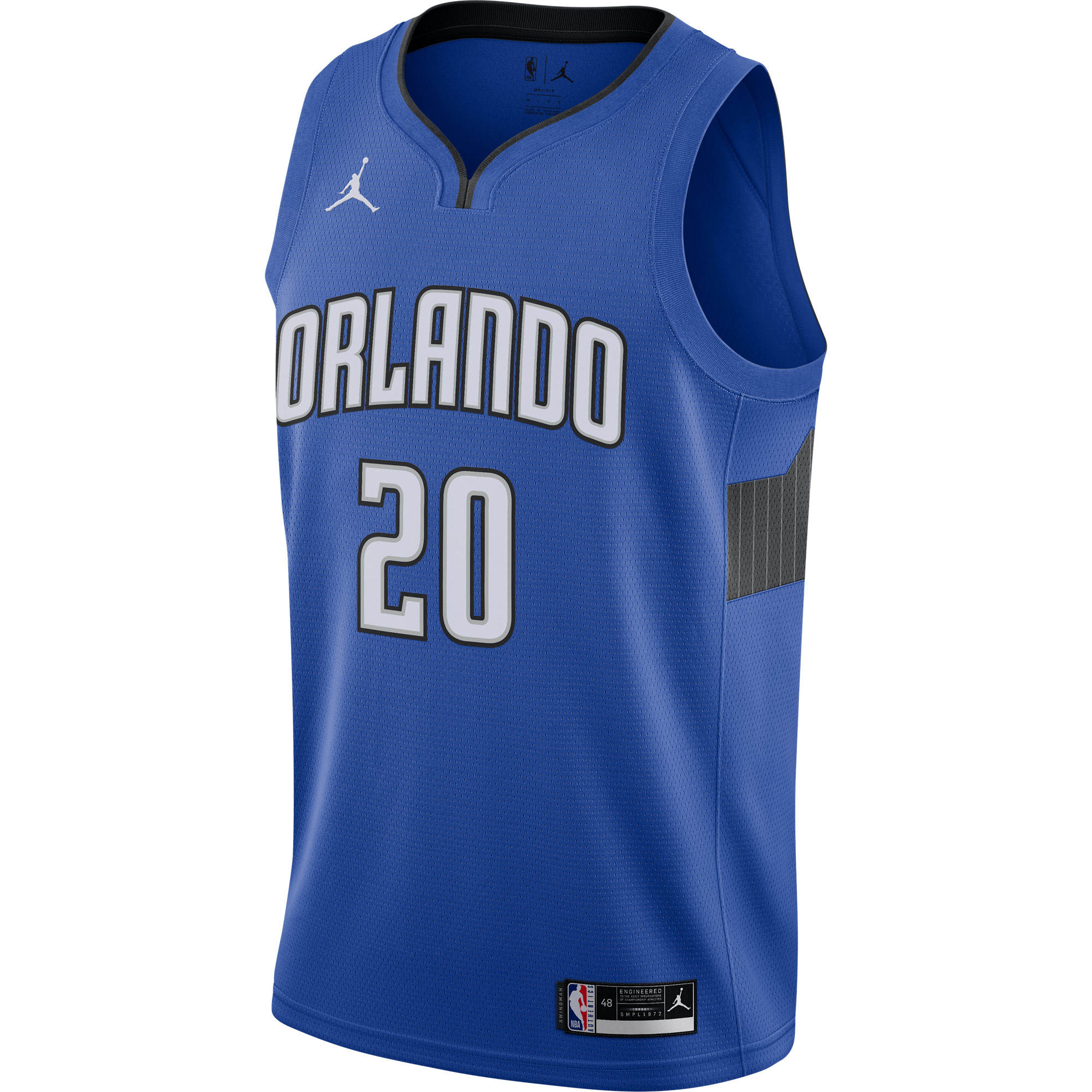Markelle Fultz Orlando Magic Jordans Brand 2020/21 Swingman Jersey - Statement Edition - Royal - vstockx
