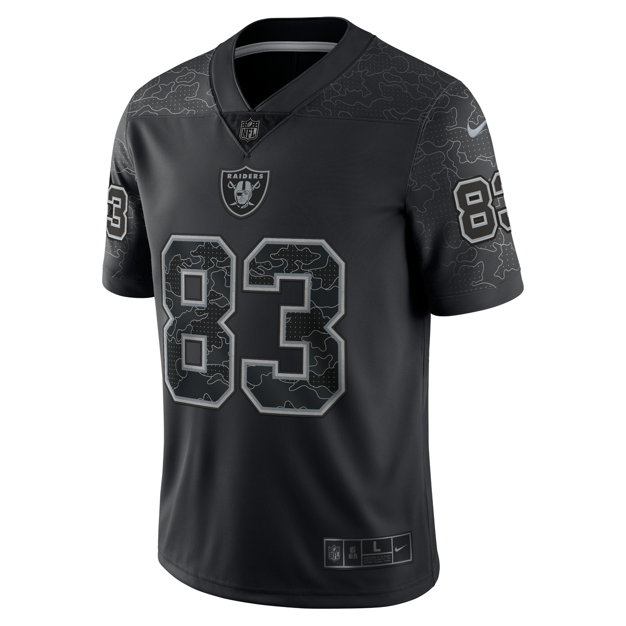 Darren Waller Las Vegas Raiders Nike RFLCTV Limited Jersey - Black - vstockx