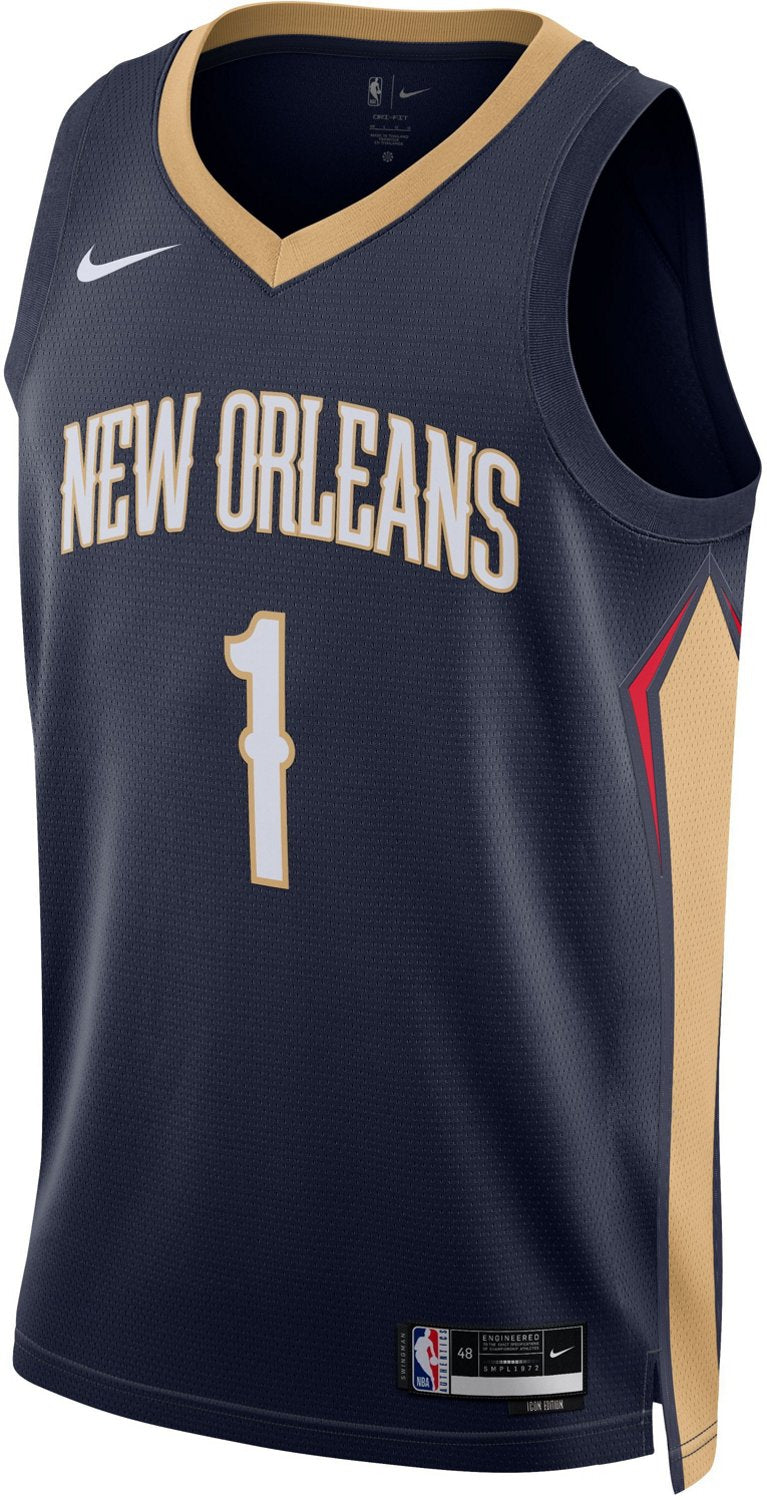Nike Men's New Orleans Pelicans Zion Williamson Swingman Jersey - vstockx