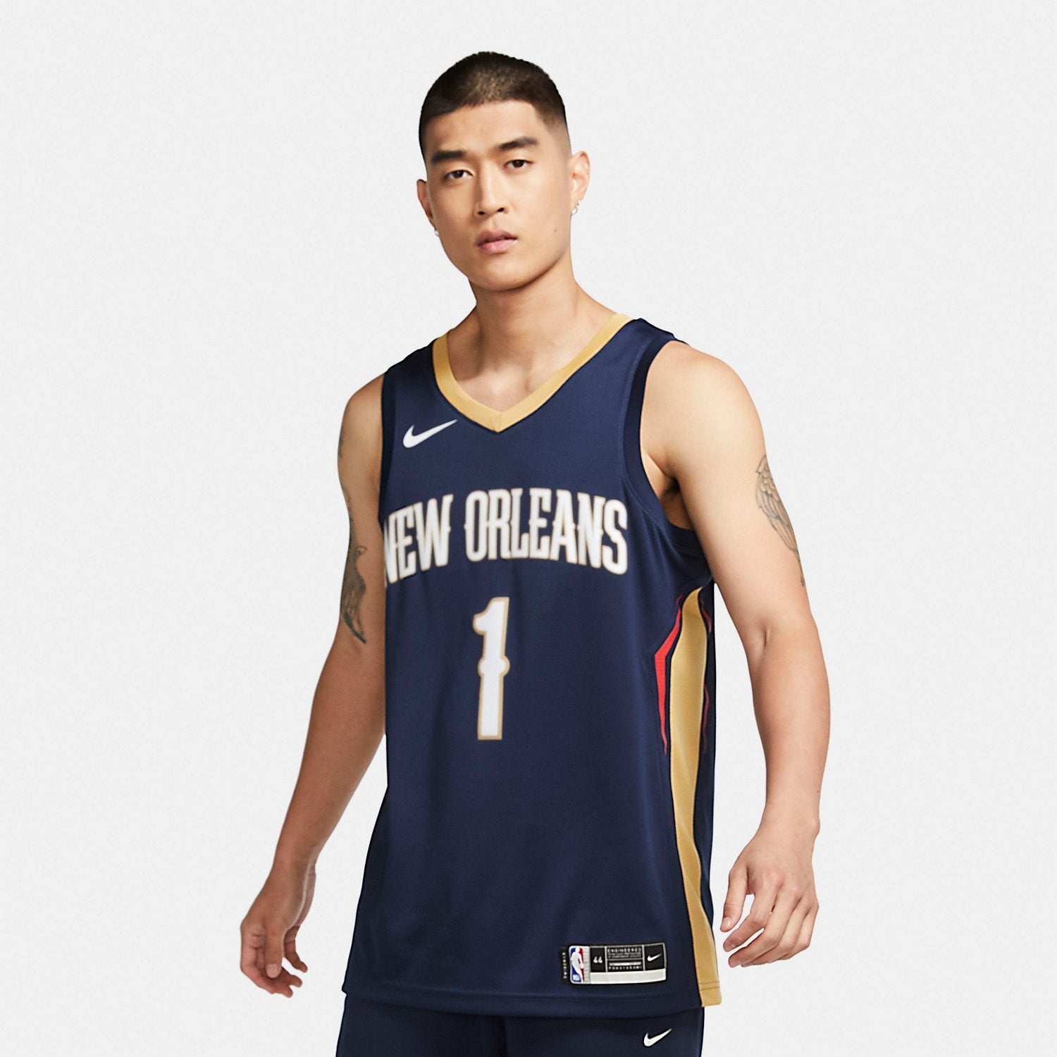 Nike Men's New Orleans Pelicans Zion Williamson Swingman Icon Jersey - vstockx