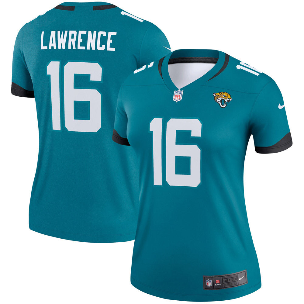Women's Jacksonville Jaguars Trevor Lawrence Legend Jersey Teal - vstockx