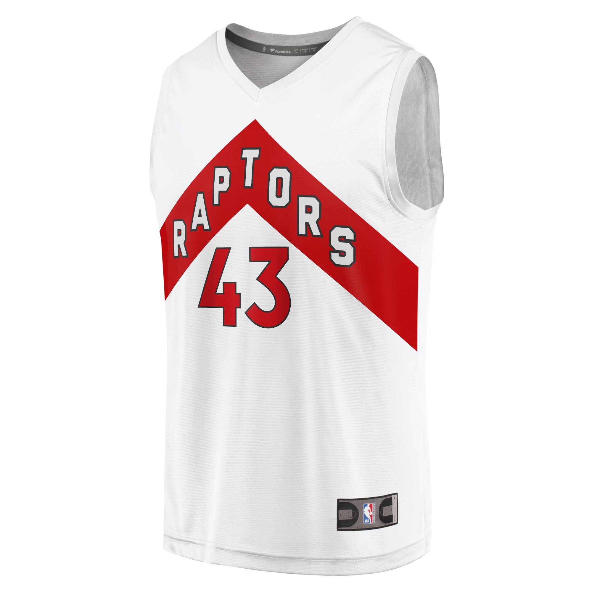 Pascal Siakam Toronto Raptors Fanatics Branded Youth 2020/21 Fast Break Replica Jersey - Association Edition - White - vstockx