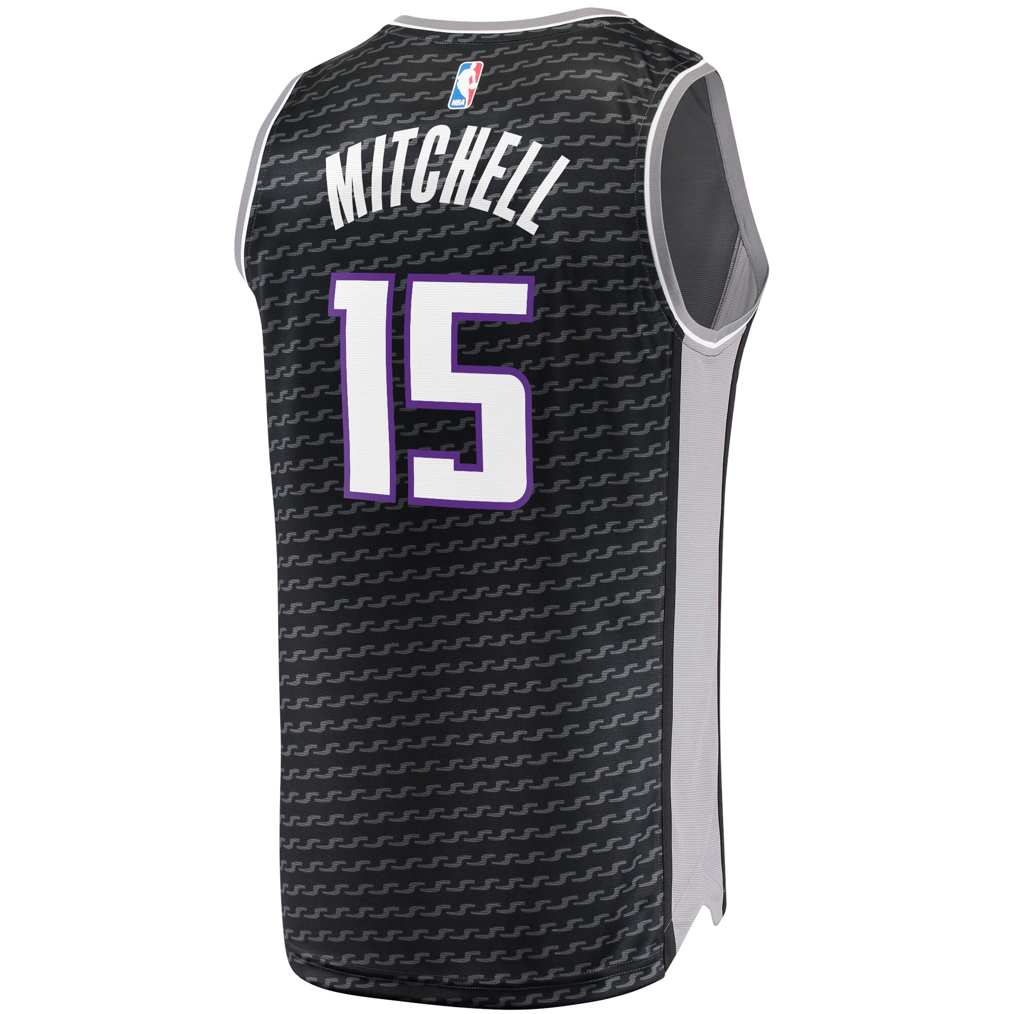 Davion Mitchell Sacramento Kings Fanatics Branded Fast Break Replica Player Jersey - Statement Edition - Black - vstockx
