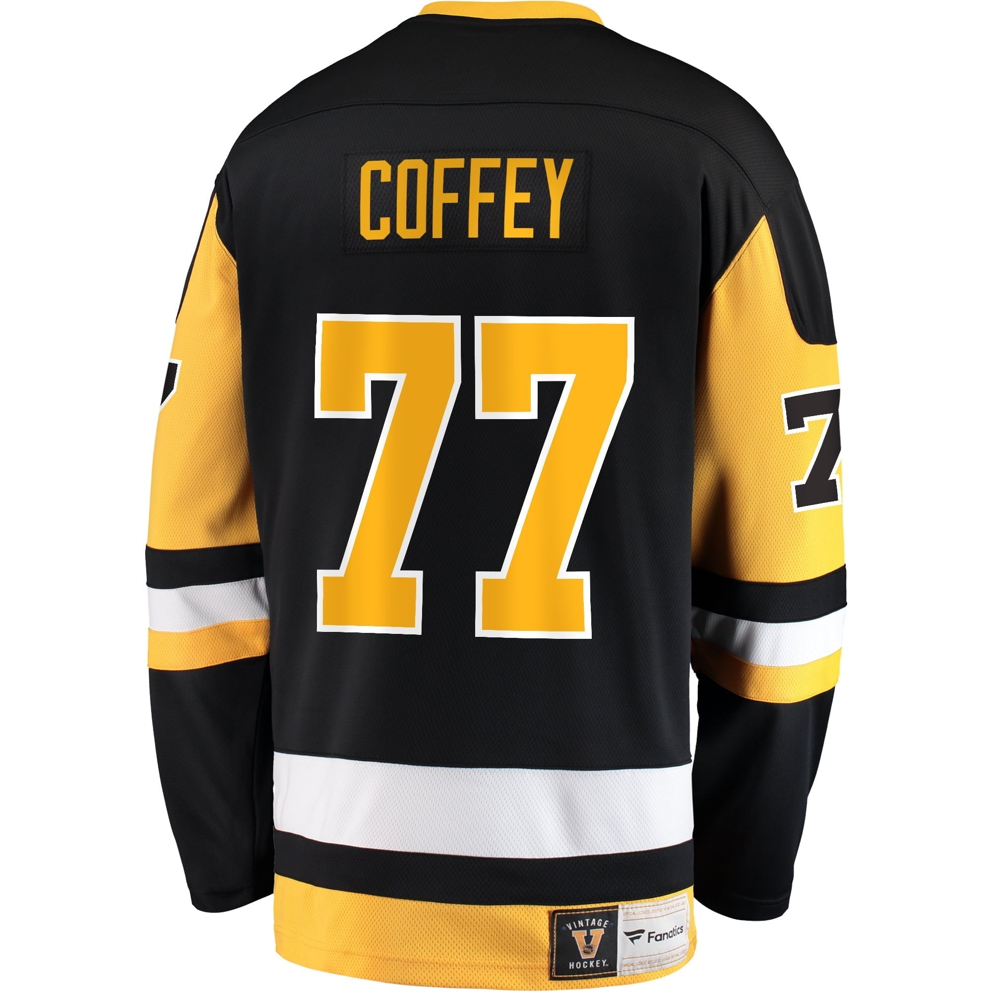 Men's Fanatics Branded Paul Coffey Black Pittsburgh Penguins Premier Breakaway Retired Player Jersey - vstockx