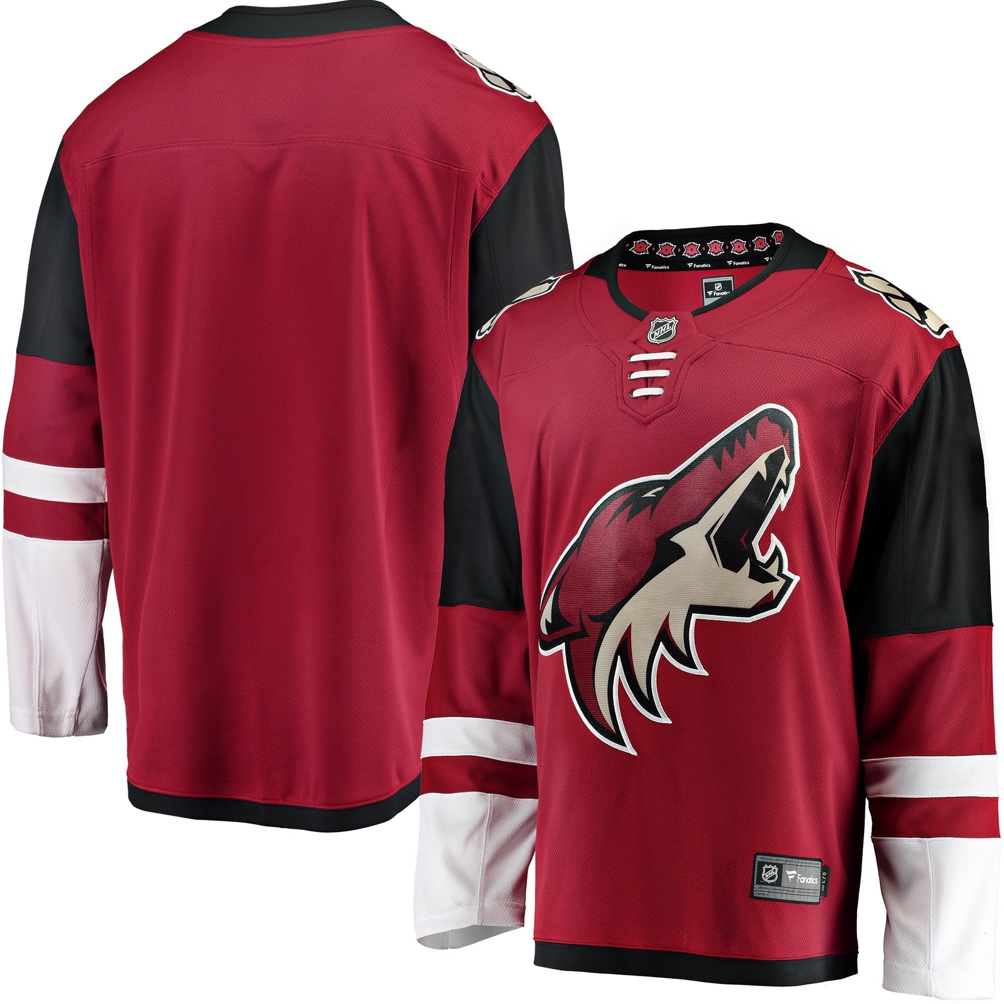 Men's Fanatics Branded Red Arizona Coyotes Breakaway Home Jersey - vstockx