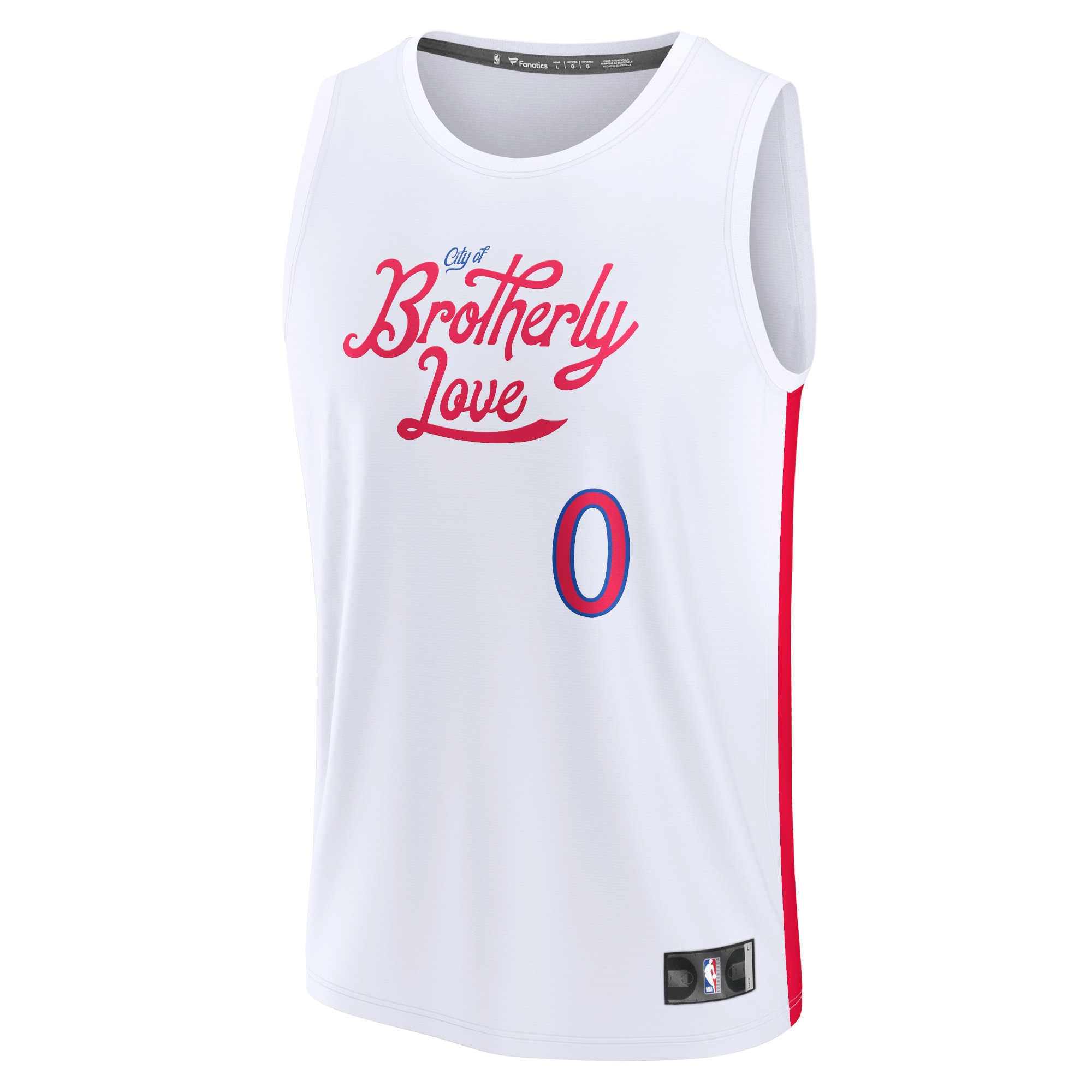 Tyrese Maxey Philadelphia 76ers Fanatics Branded 2022/23 Fastbreak Jersey - City Edition - White - vstockx