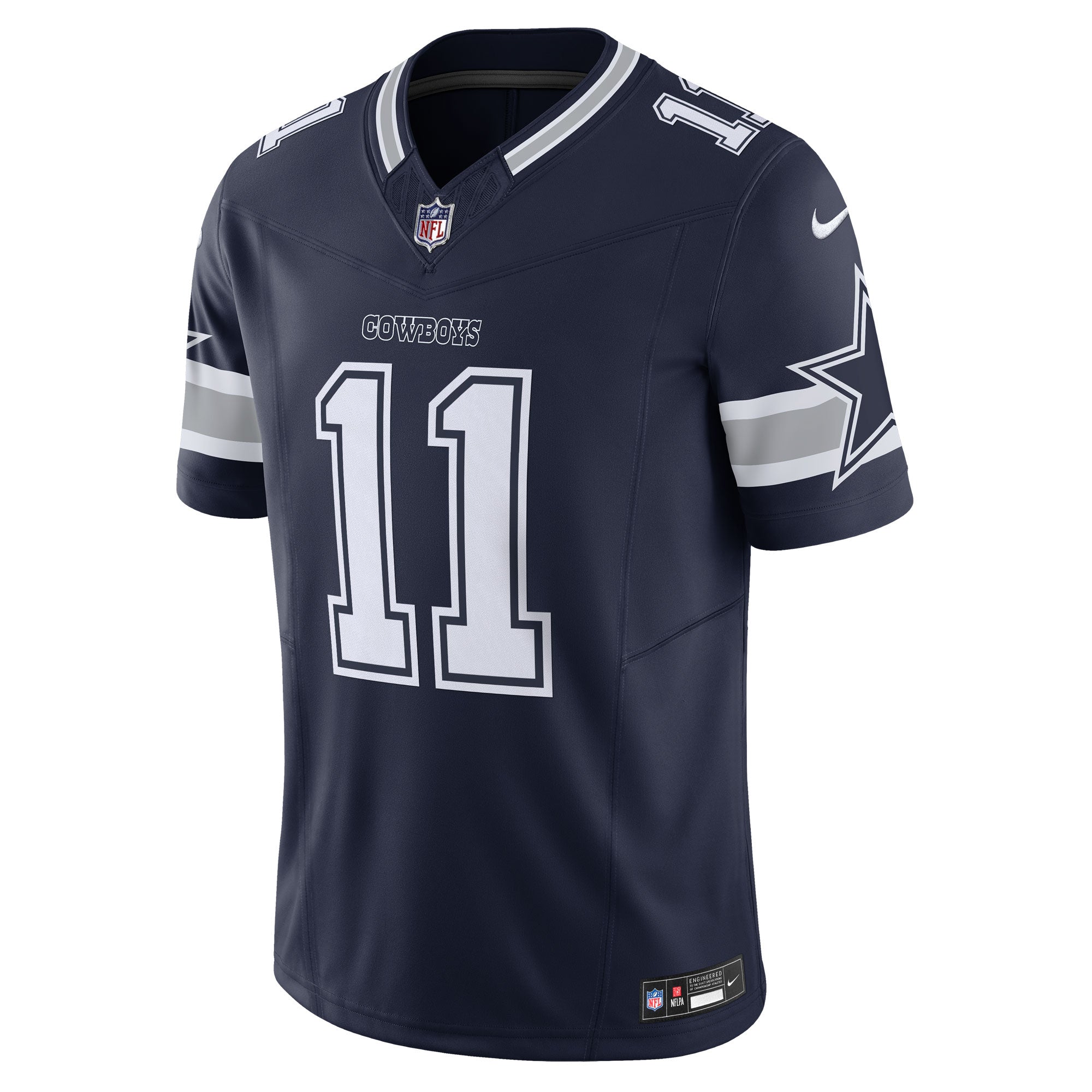 Men's Nike Micah Parsons Navy Dallas Cowboys Vapor F.U.S.E. Limited Jersey - vstockx