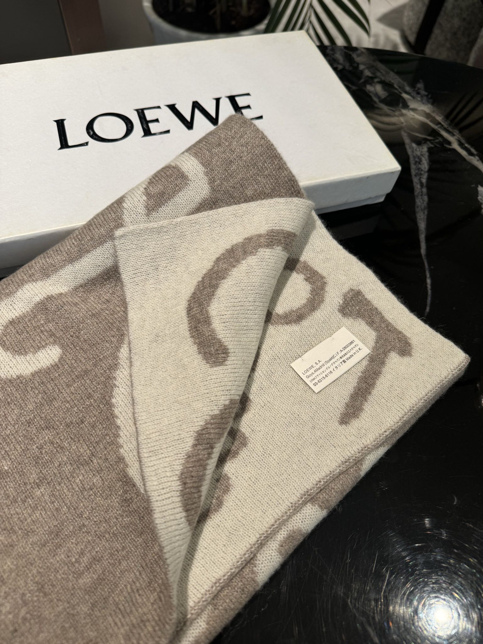 Streetwear Scarf Loewe 328961 SIZE:180×30cm - vstockx