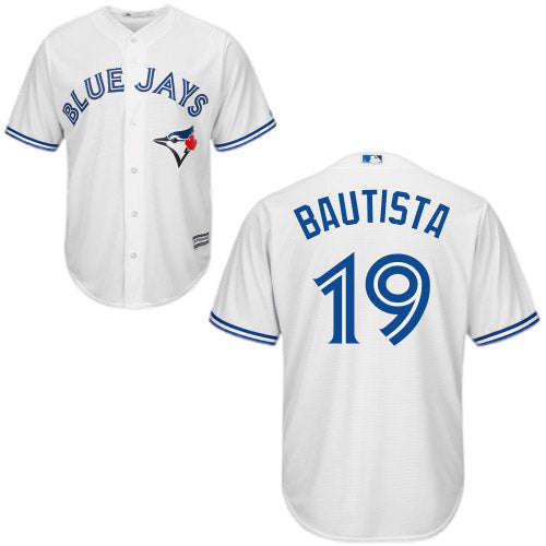 Men's Toronto Blue Jays Jose Bautista Replica Home Jersey - White - vstockx