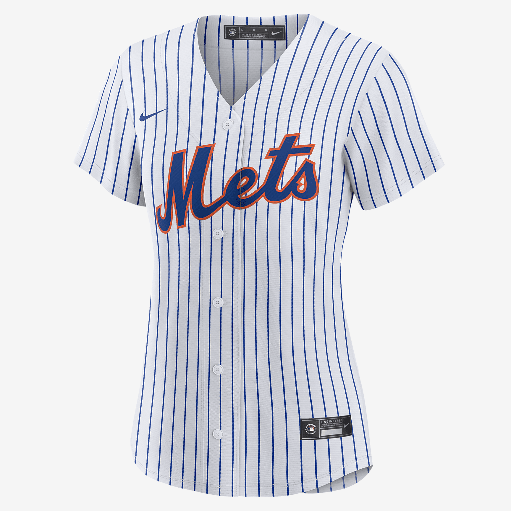 MLB New York Mets (Justin Verlander) Women's Replica Baseball Jersey - White/Royal - vstockx